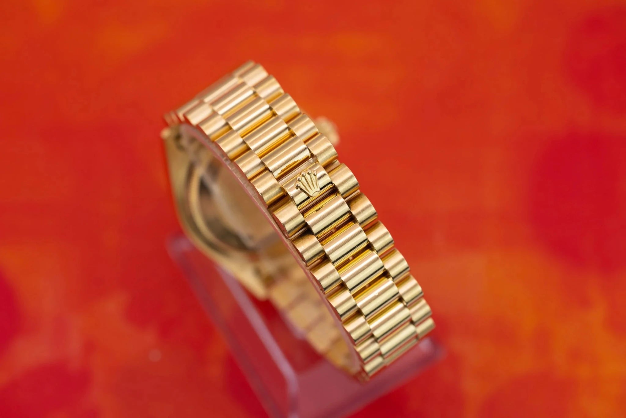 1984 Rolex Day-Date Ref. 18038 | 18K YG | Champagne Dial | RSC Service Card - Sierra Time Co
