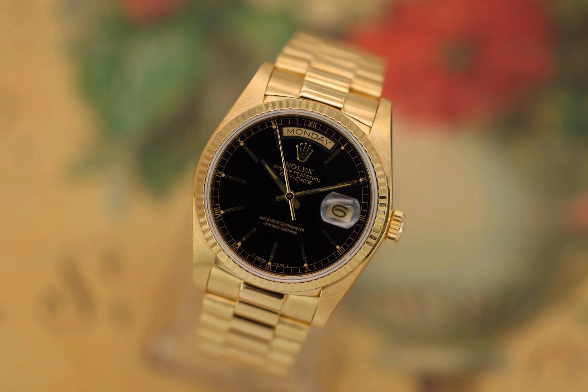 1984 Rolex Day-Date Ref. 18038 | Black Dial - Sierra Time Co