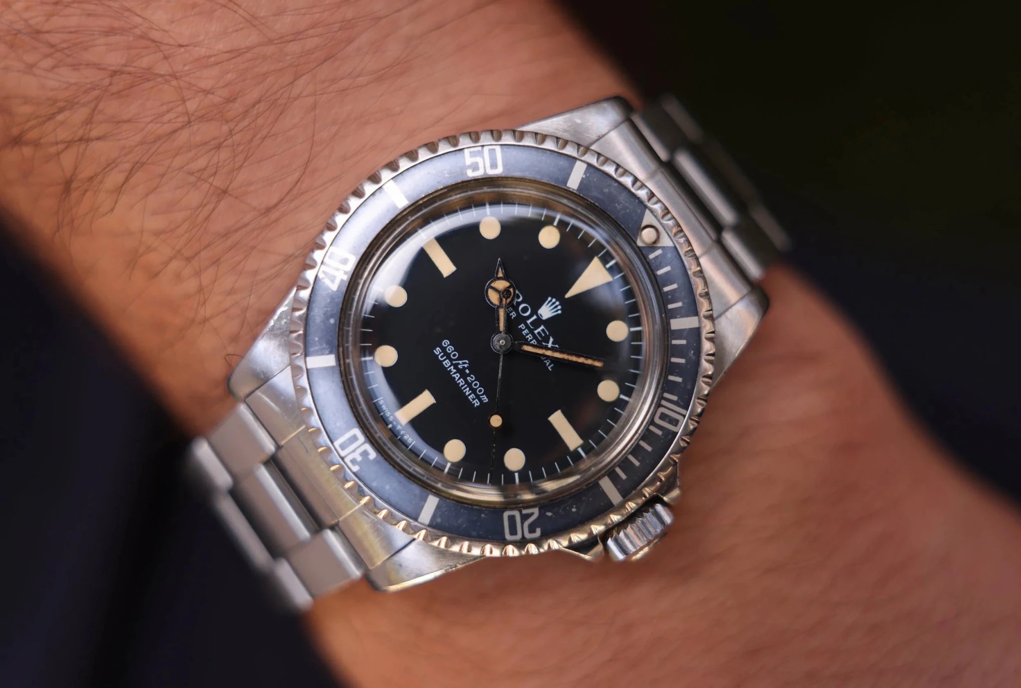 1984 Rolex Submariner Ref. 5513 | Steel Blue Insert - Sierra Time Co
