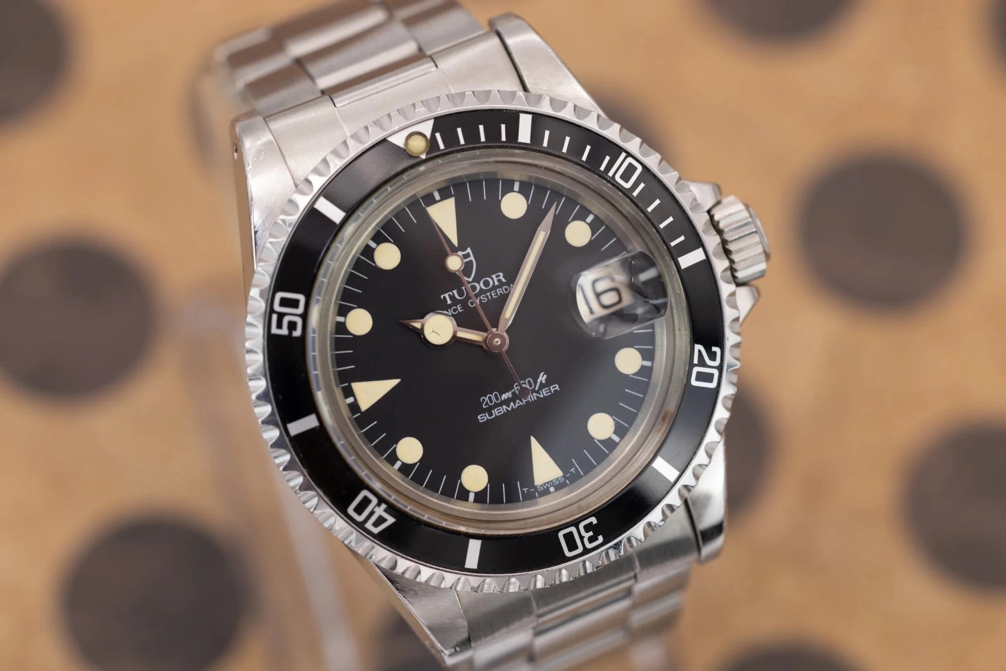 1984 Tudor Submariner Date Ref. 76100 | Matte Tritium Dial | Lollipop Hands - Sierra Time Co