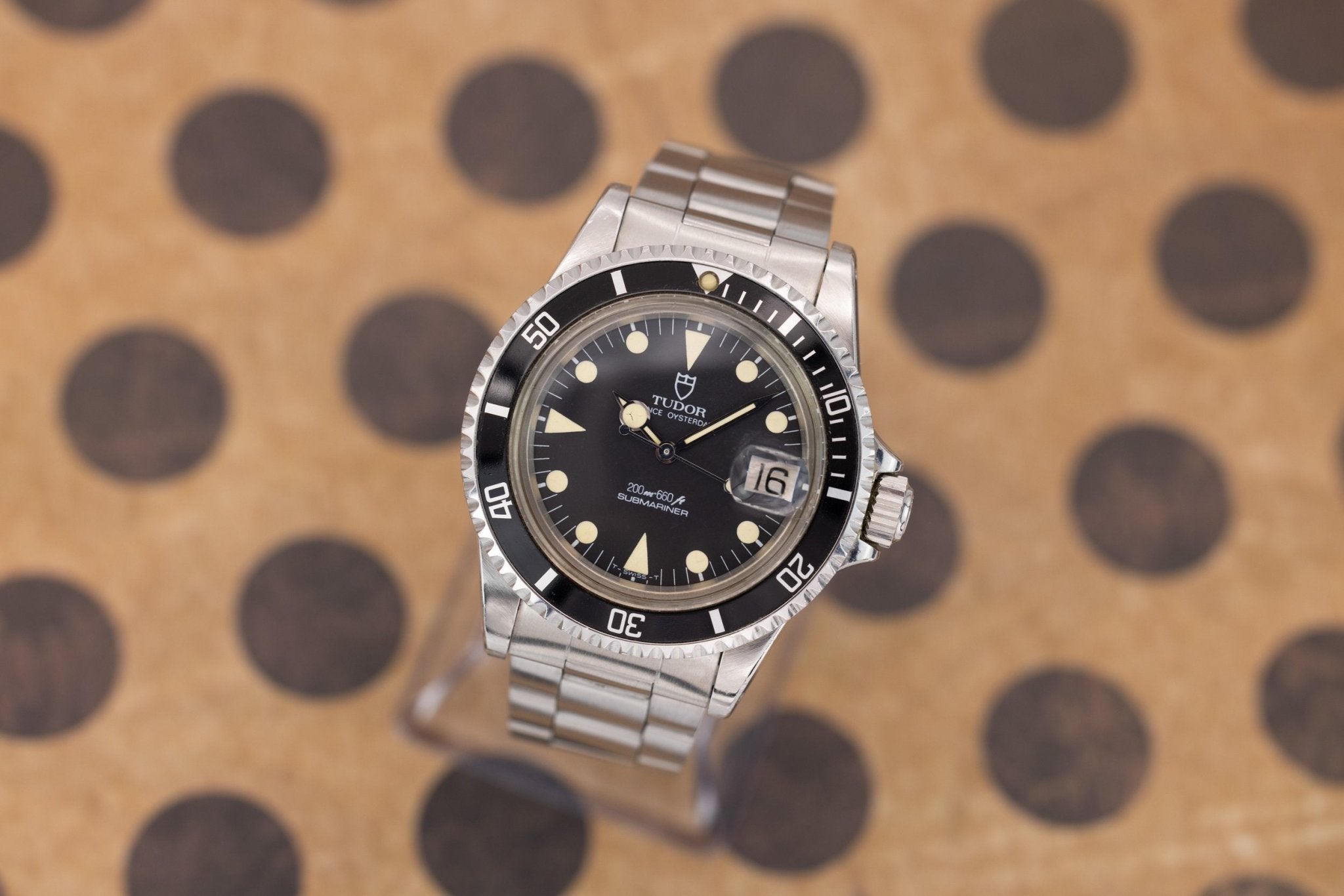 1984 Tudor Submariner Date Ref. 76100 | Matte Tritium Dial | Lollipop Hands - Sierra Time Co