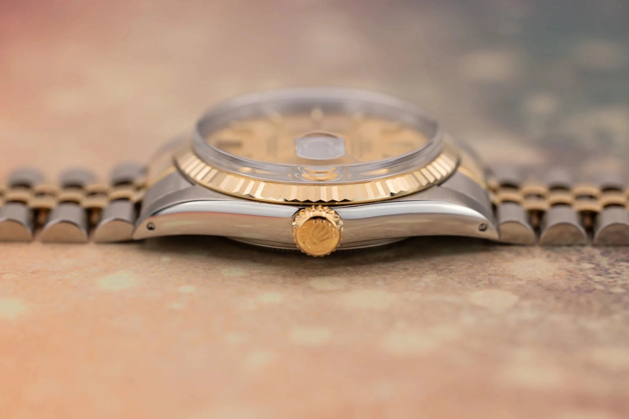 1985 Rolex Datejust Ref. 16013 | Champagne Dial | Box and Papers - Sierra Time Co