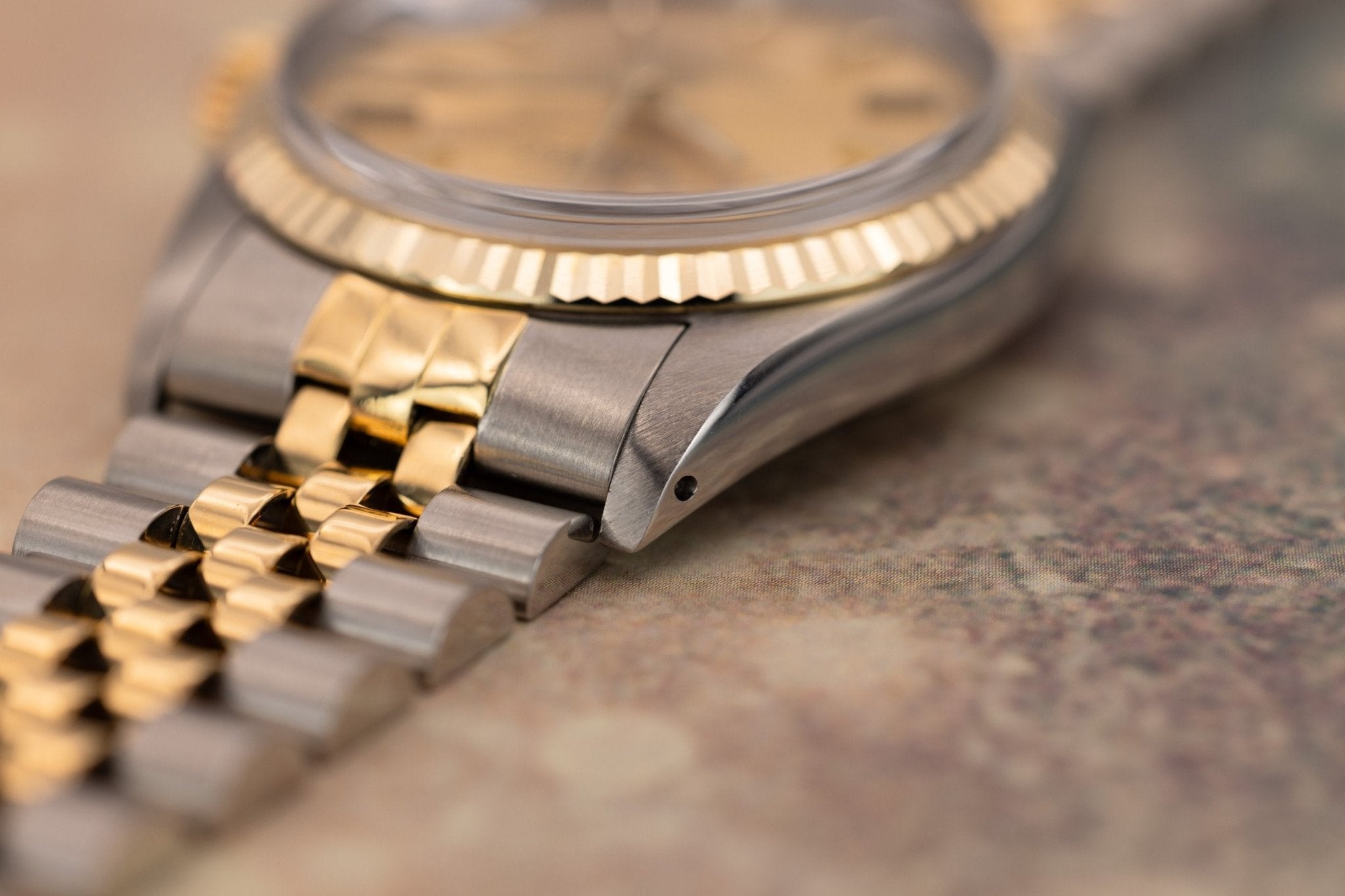 1985 Rolex Datejust Ref. 16013 | Champagne Dial | Box and Papers - Sierra Time Co