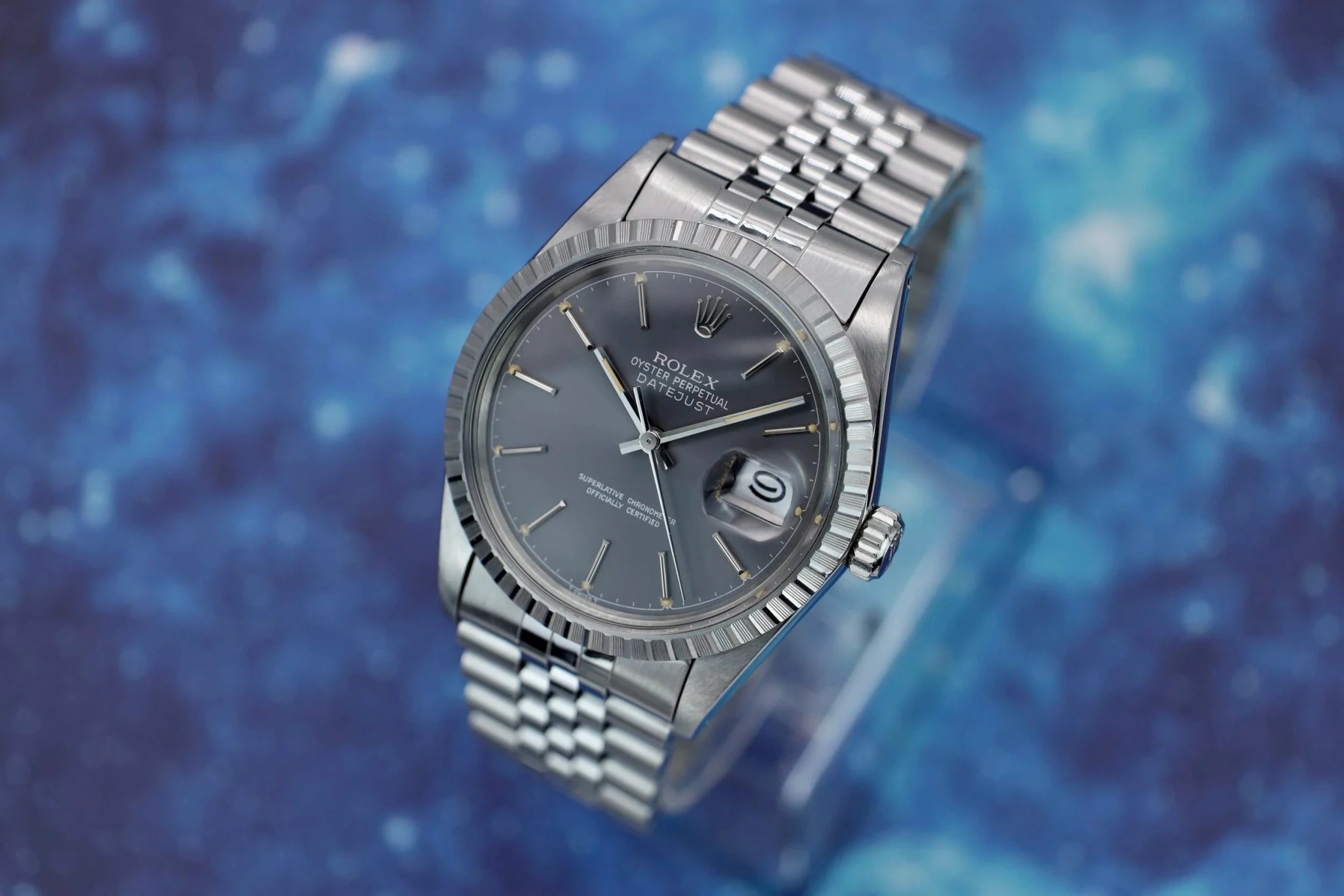 1985 Rolex Datejust Ref. 16030 | Grey Dial | Box and Papers - Sierra Time Co