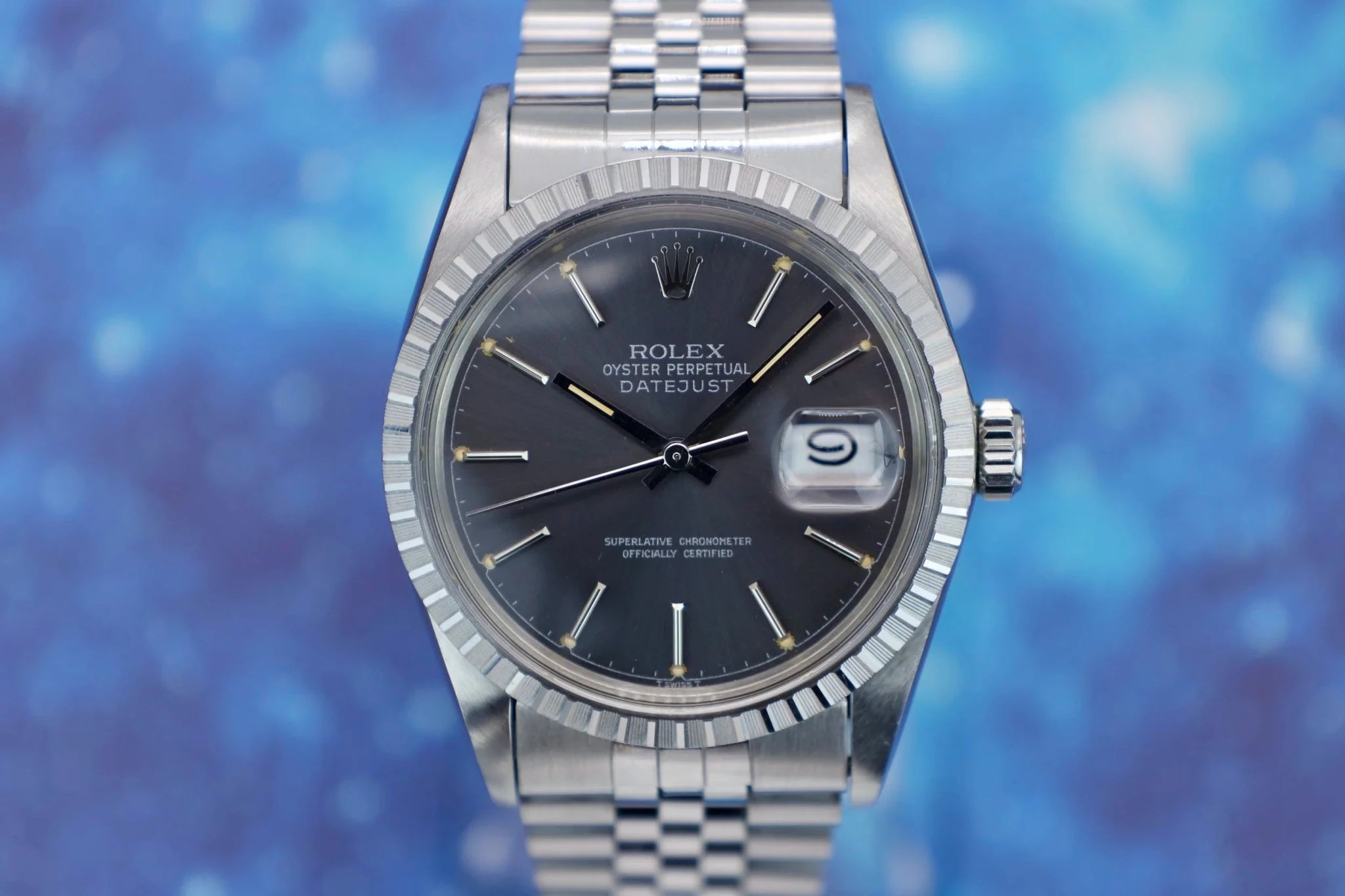 1985 Rolex Datejust Ref. 16030 | Grey Dial | Box and Papers - Sierra Time Co