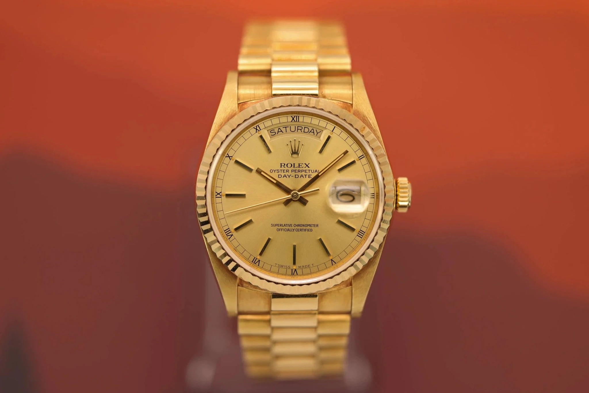 1985 Rolex Day-Date Ref. 18038 | Champagne Dial | Excellent Condition - Sierra Time Co