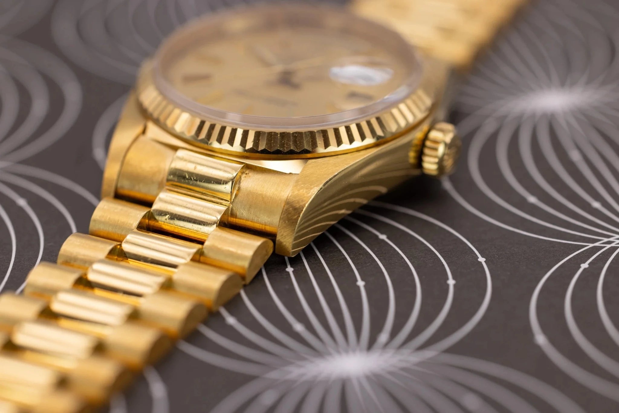 1985 Rolex Day-Date Ref. 18038 | Champagne Dial | Mint Condition - Sierra Time Co