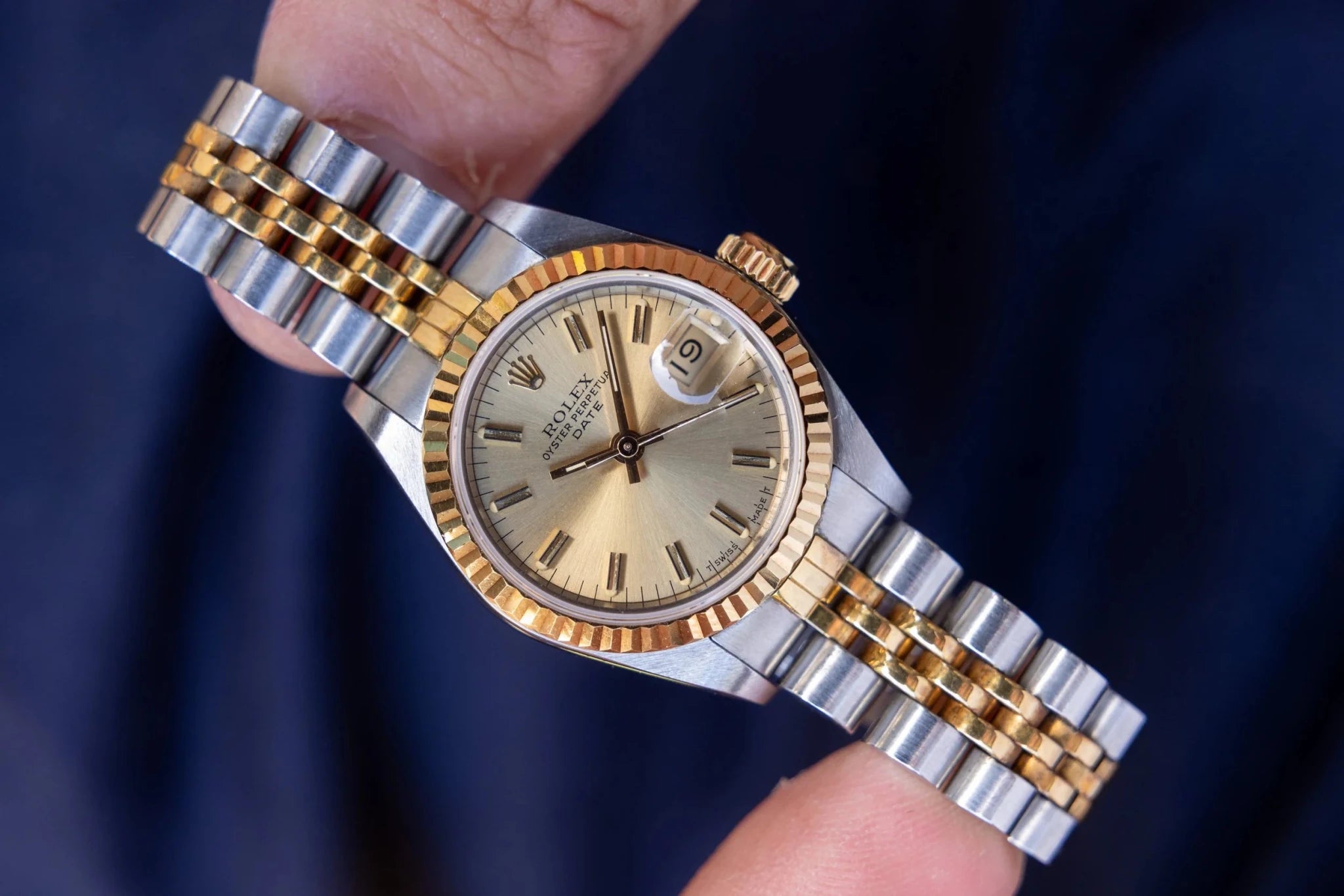 1985 Rolex Ladies Datejust Ref. 69173 | Champagne Dial - Sierra Time Co