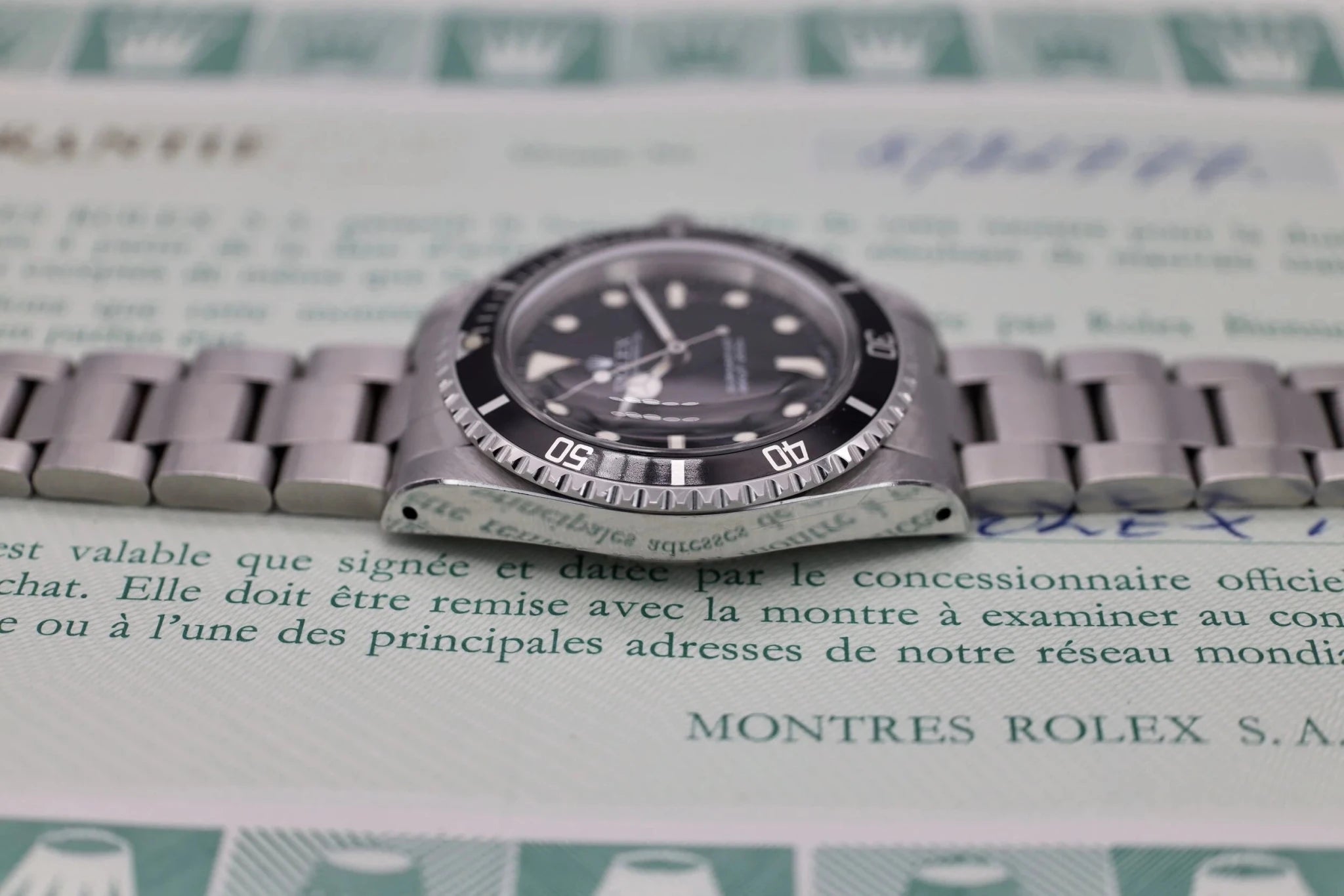 1985 Rolex Submariner Ref. 5513 | Papers - Sierra Time Co