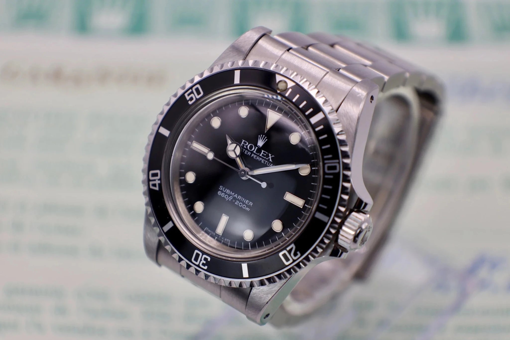 1985 Rolex Submariner Ref. 5513 | Papers - Sierra Time Co