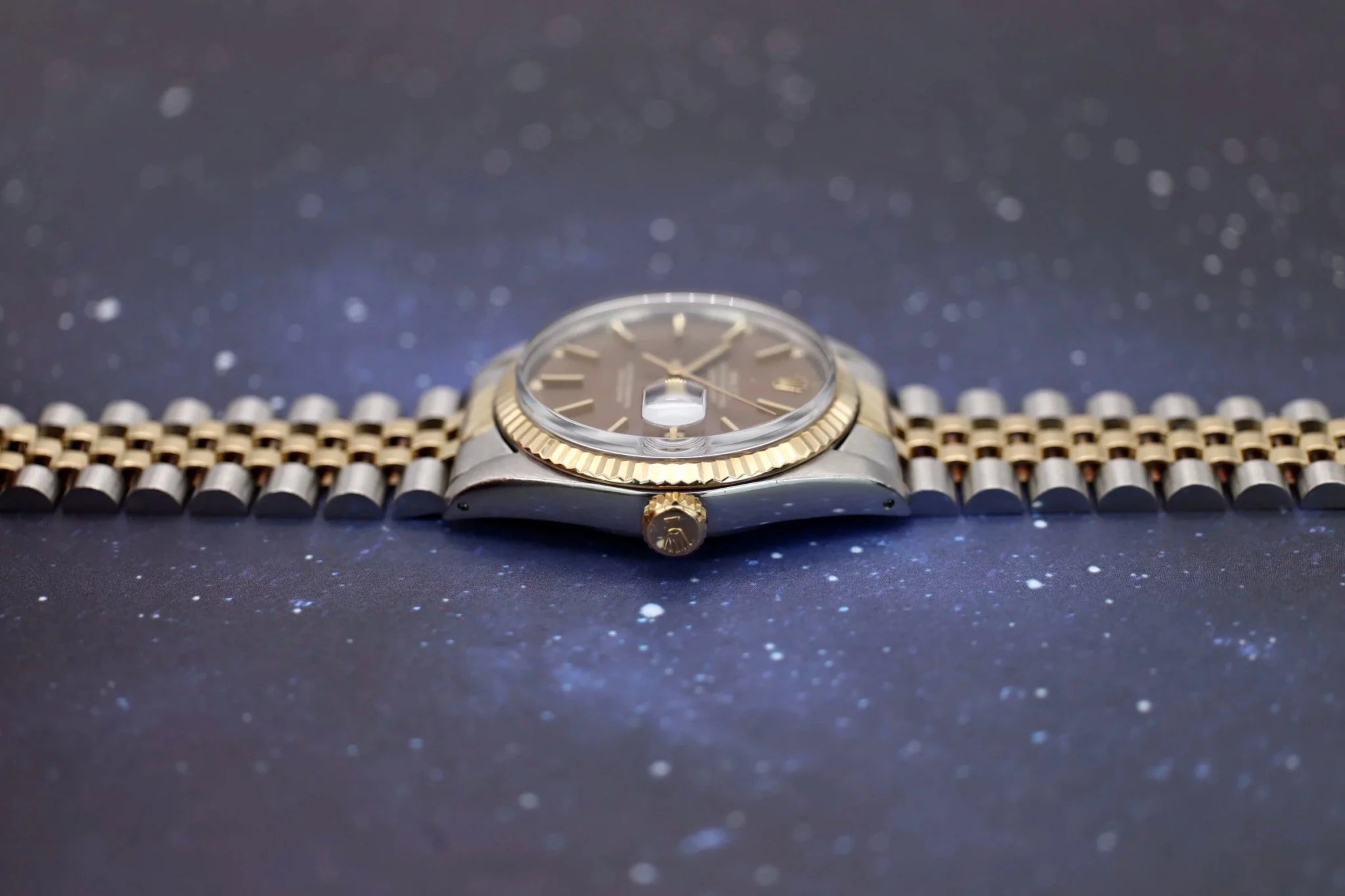 1986 Rolex Datejust Ref. 16013 | Tropical Rootbeer | Box and Papers - Sierra Time Co