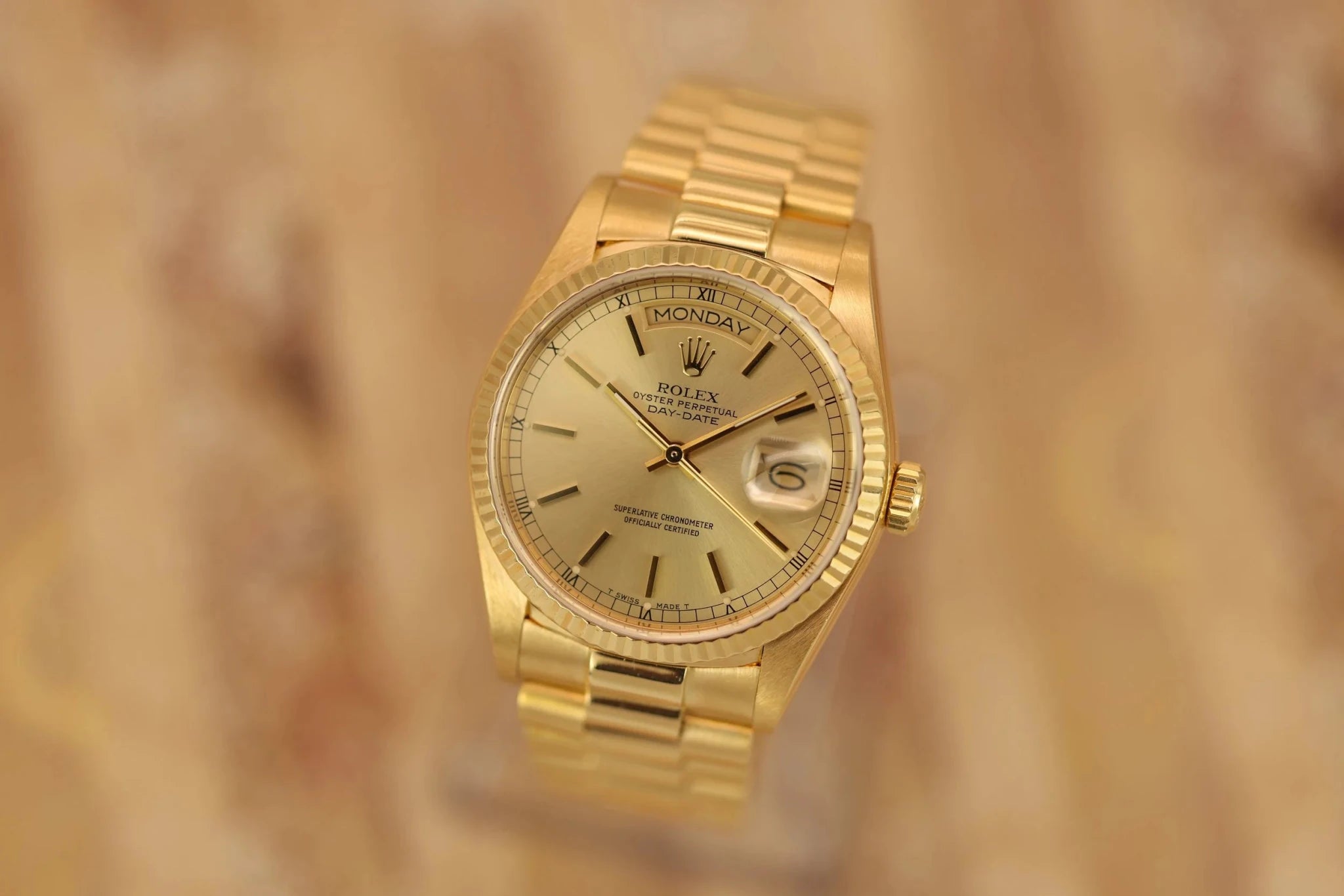 1986 Rolex Day-Date Ref. 18038 | Champagne Dial - Sierra Time Co
