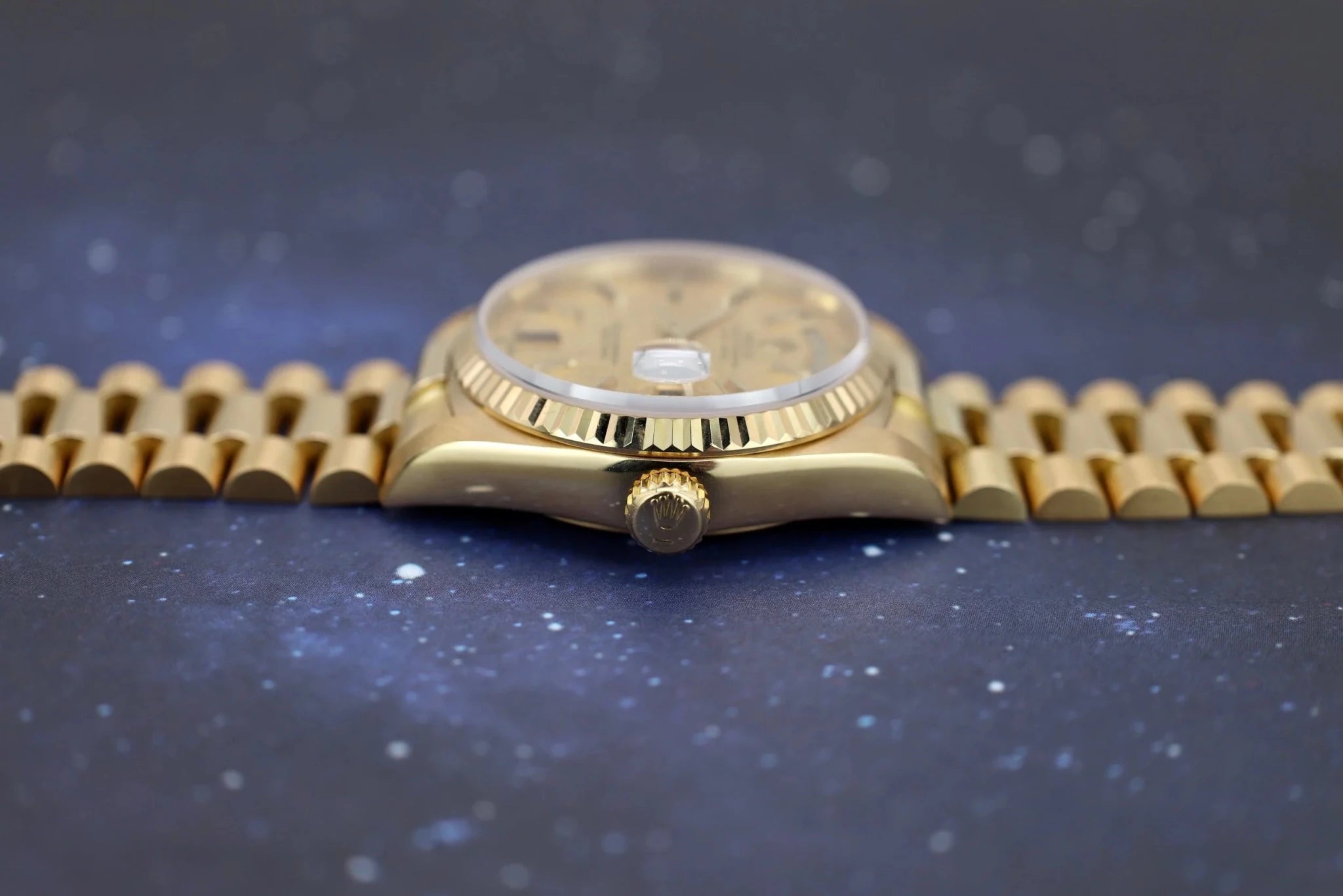 1986 Rolex Day-Date Ref. 18038 | Linen Dial - Sierra Time Co