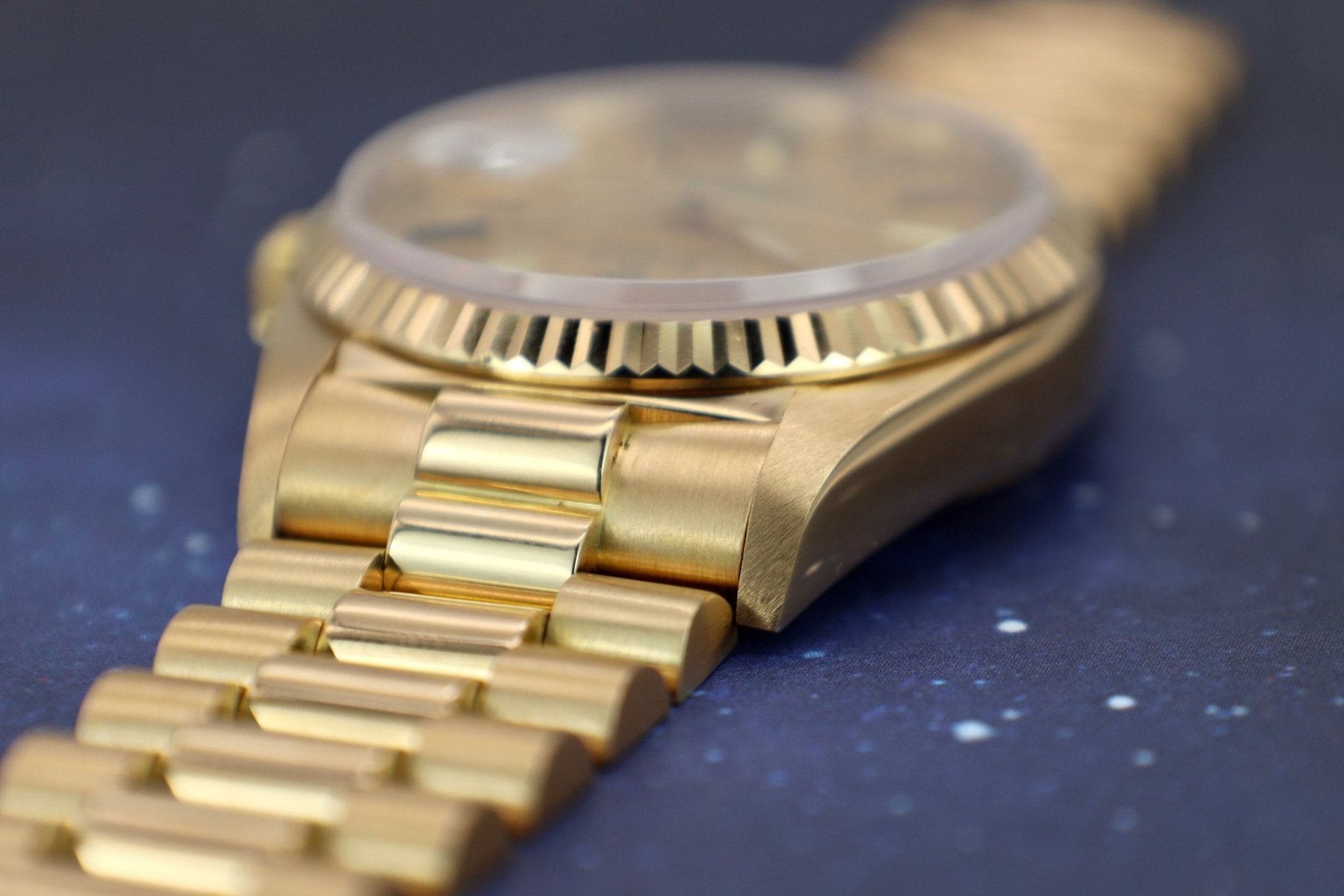 1986 Rolex Day-Date Ref. 18038 | Linen Dial - Sierra Time Co