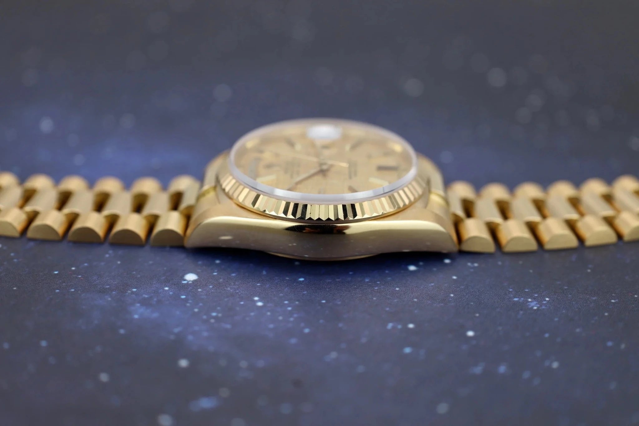 1986 Rolex Day-Date Ref. 18038 | Linen Dial - Sierra Time Co