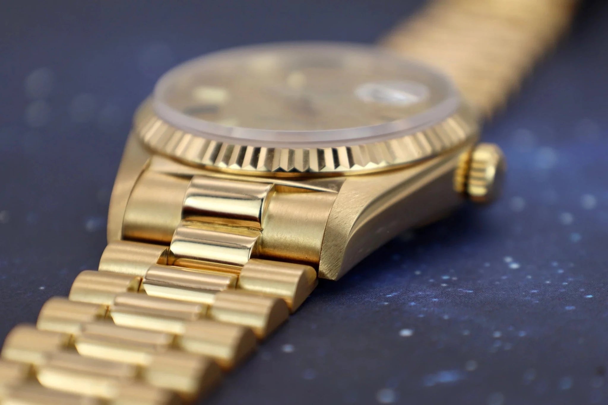 1986 Rolex Day-Date Ref. 18038 | Linen Dial - Sierra Time Co