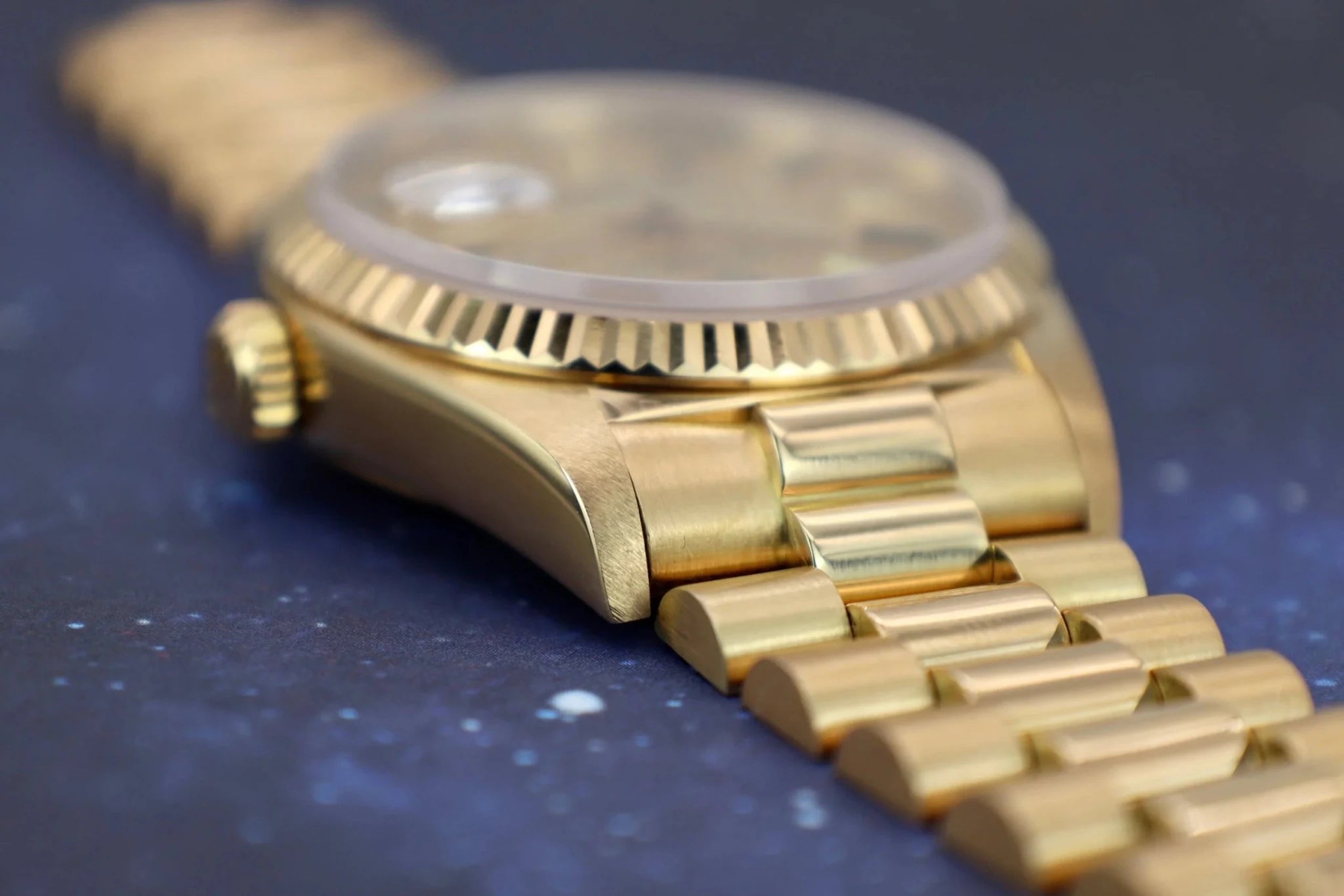 1986 Rolex Day-Date Ref. 18038 | Linen Dial - Sierra Time Co