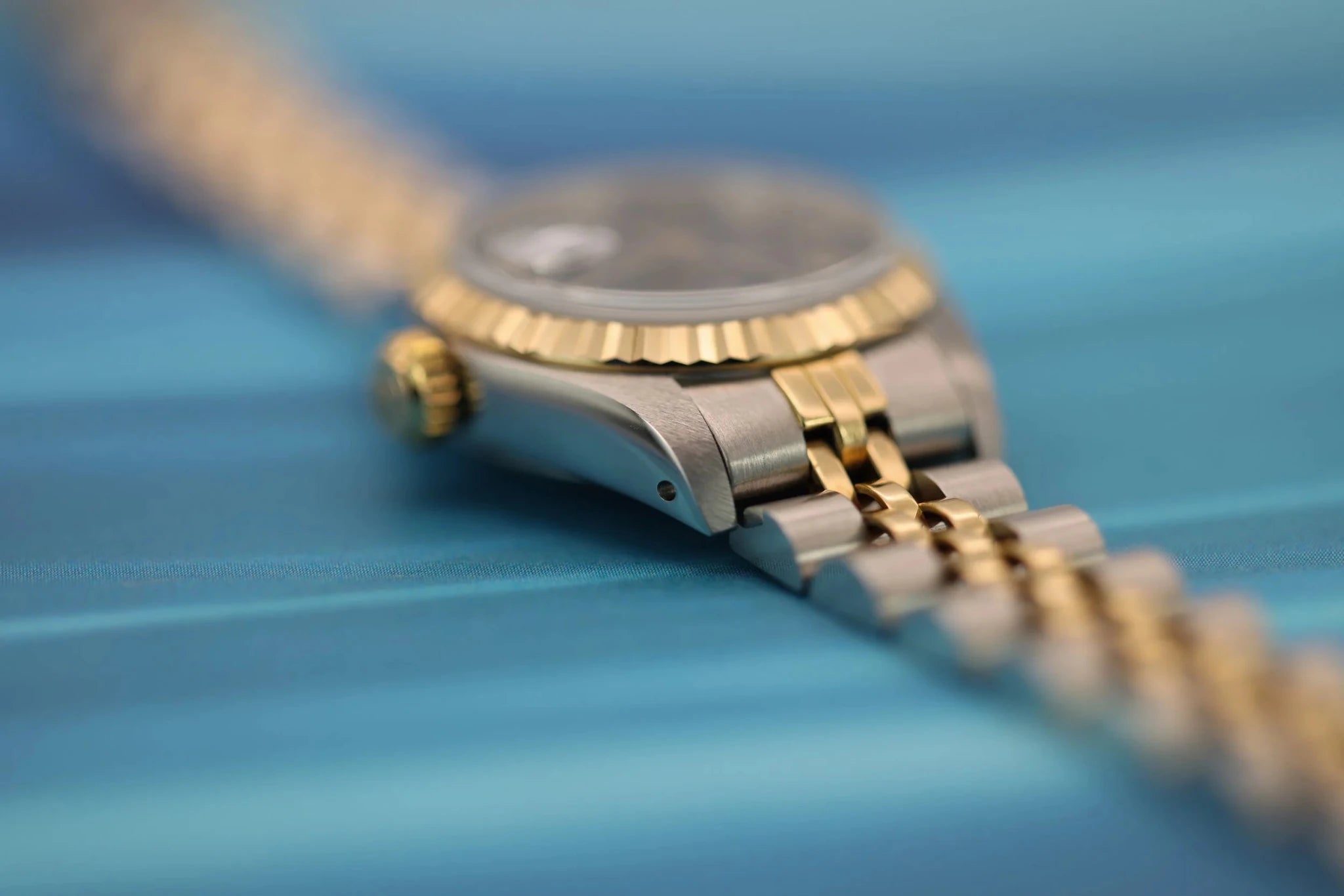 1986 Rolex Ladies Datejust Ref. 69173 | Dark Blue Boiler Gauge Dial - Sierra Time Co