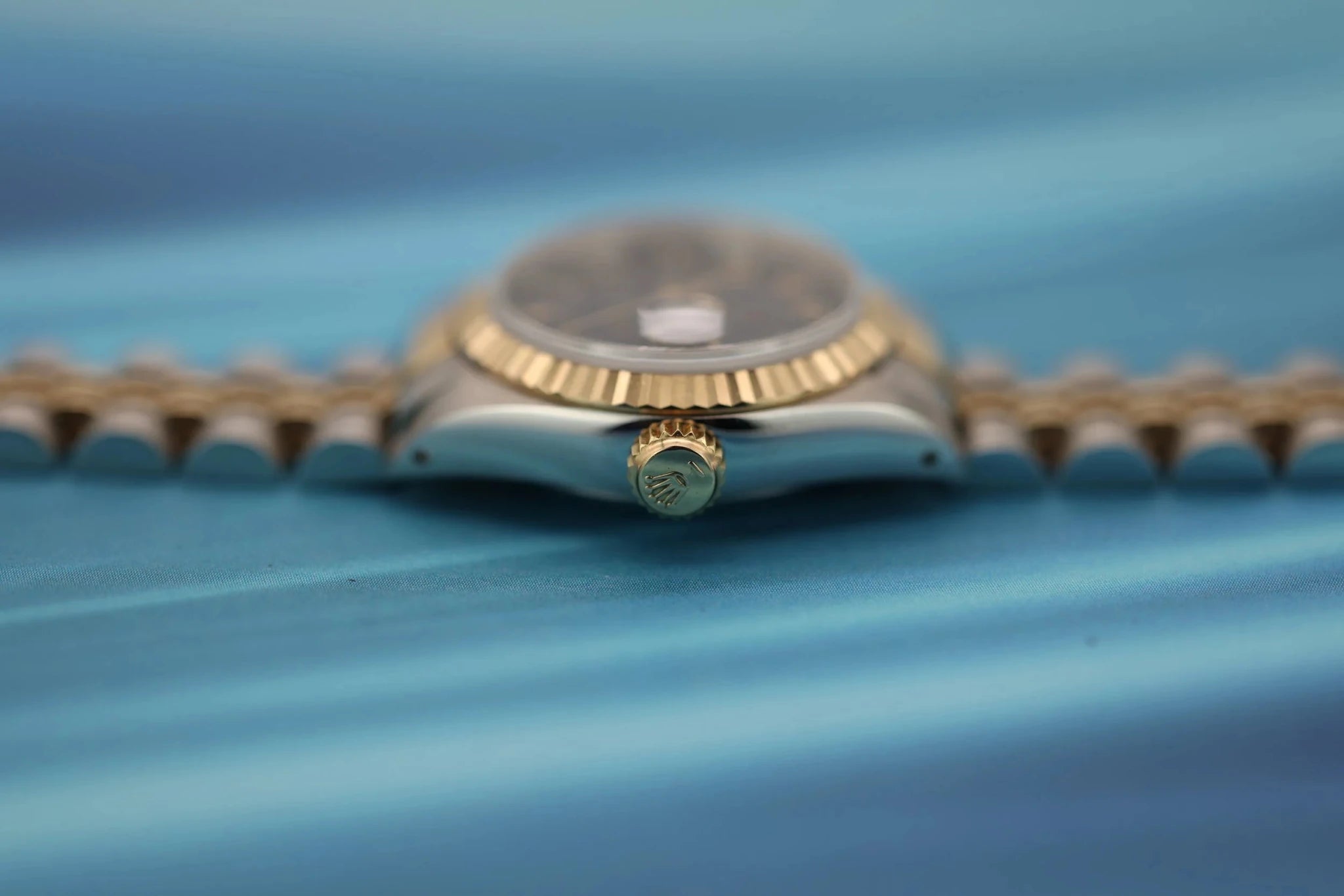 1986 Rolex Ladies Datejust Ref. 69173 | Dark Blue Boiler Gauge Dial - Sierra Time Co