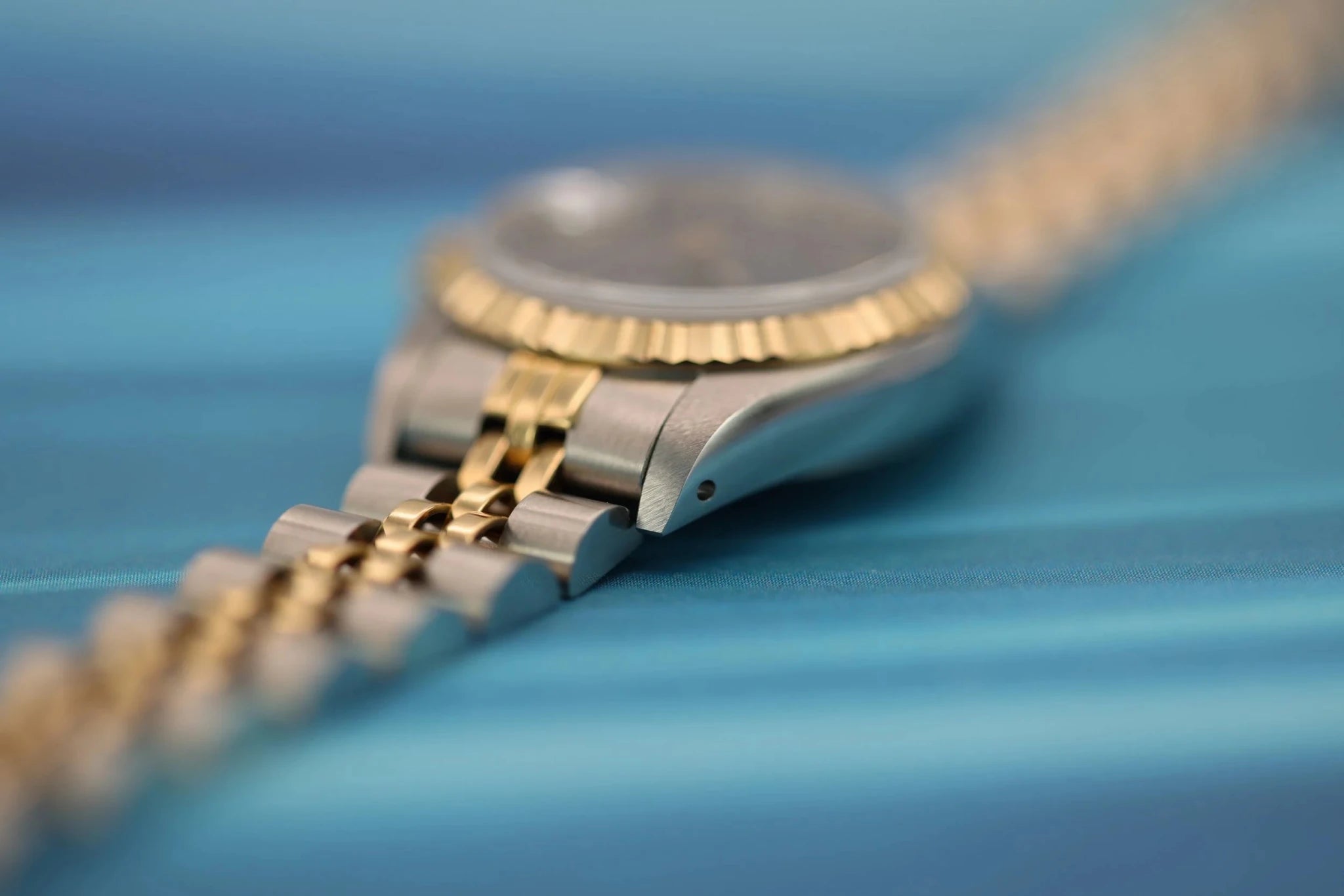 1986 Rolex Ladies Datejust Ref. 69173 | Dark Blue Boiler Gauge Dial - Sierra Time Co