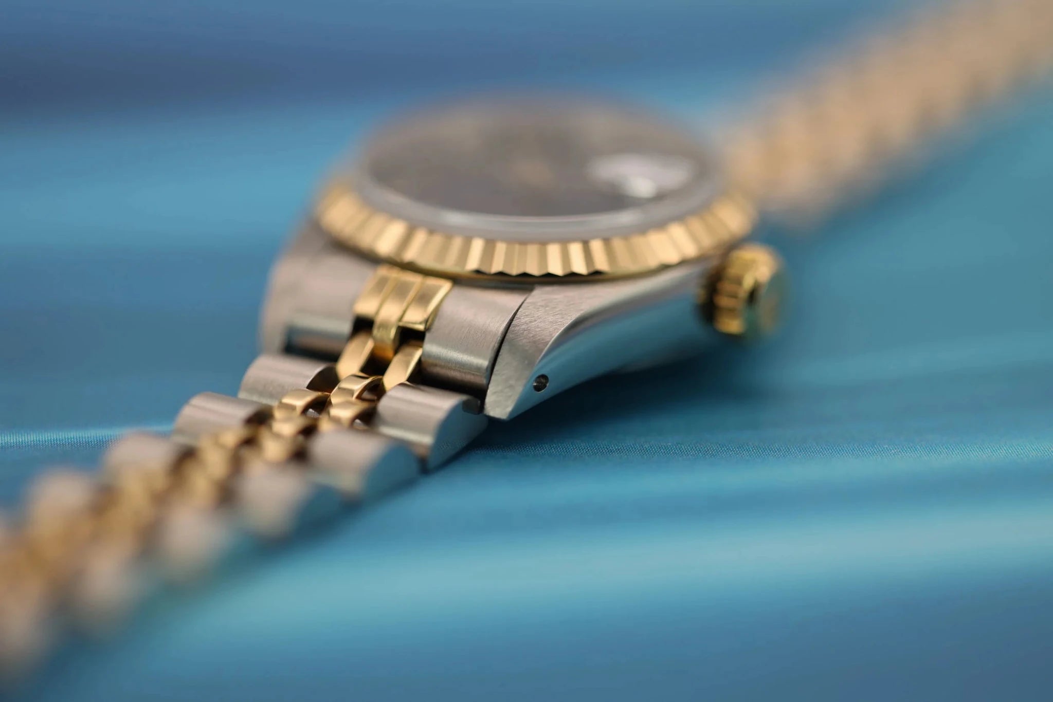 1986 Rolex Ladies Datejust Ref. 69173 | Dark Blue Boiler Gauge Dial - Sierra Time Co
