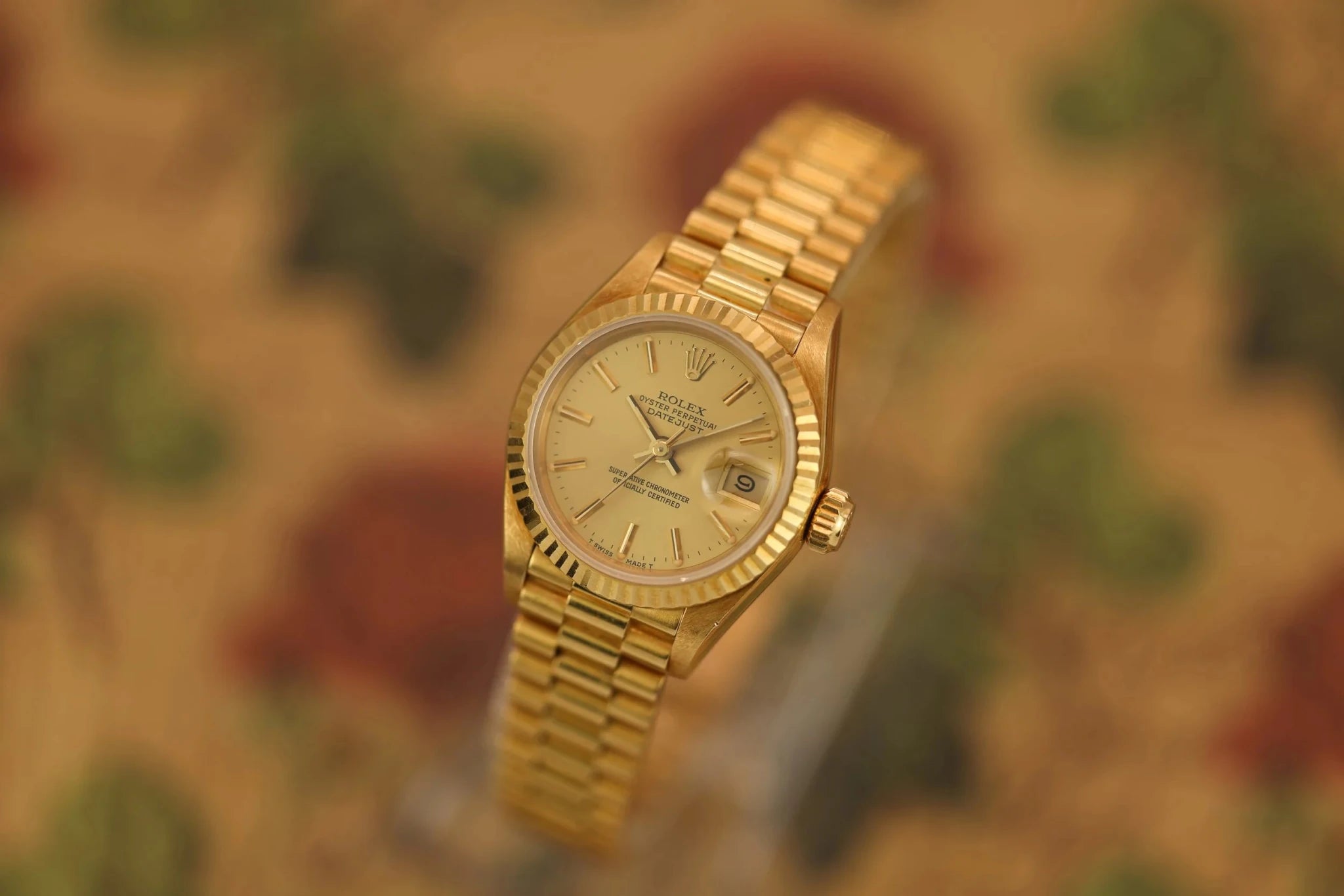1986 Rolex Ladies Datejust Ref. 69178 | 18K Yellow Gold | Box and Papers - Sierra Time Co