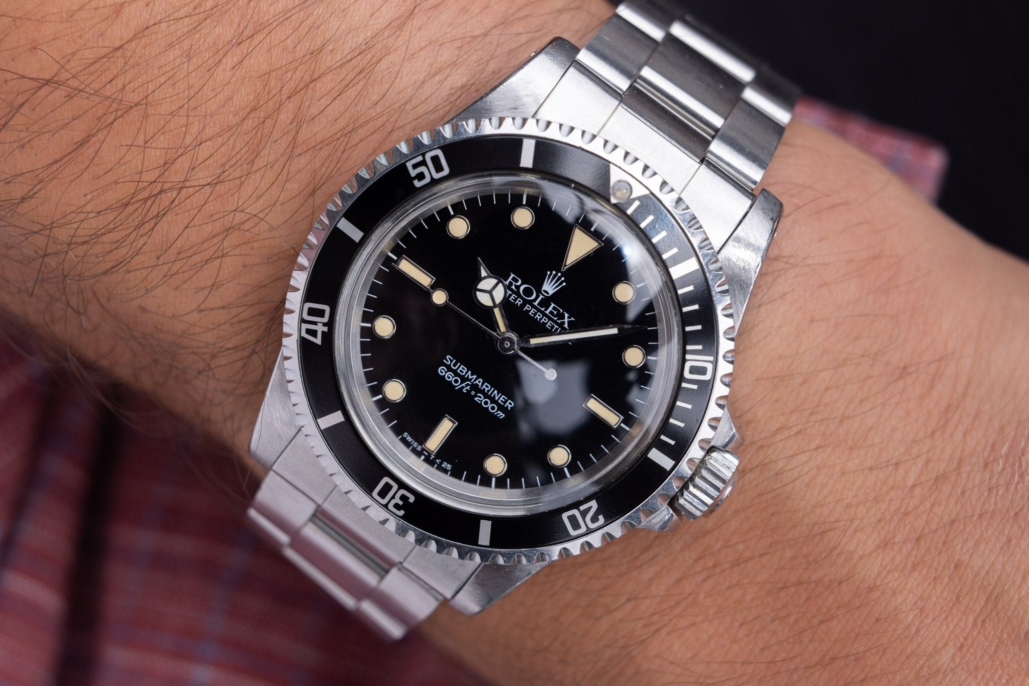 1986 Rolex Submariner Ref. 5513 | Creamy Tritium | Box and Papers - Sierra Time Co