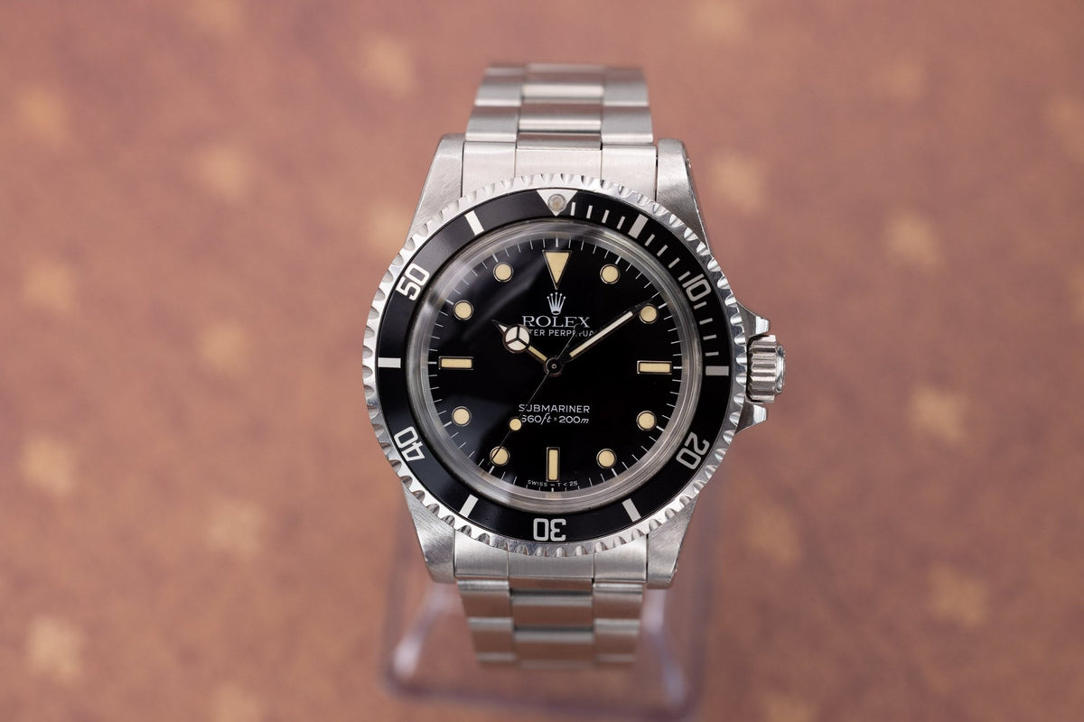 1986 Rolex Submariner Ref. 5513 | Creamy Tritium | Box and Papers - Sierra Time Co