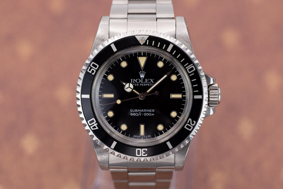 1986 Rolex Submariner Ref. 5513 | Creamy Tritium | Box and Papers - Sierra Time Co