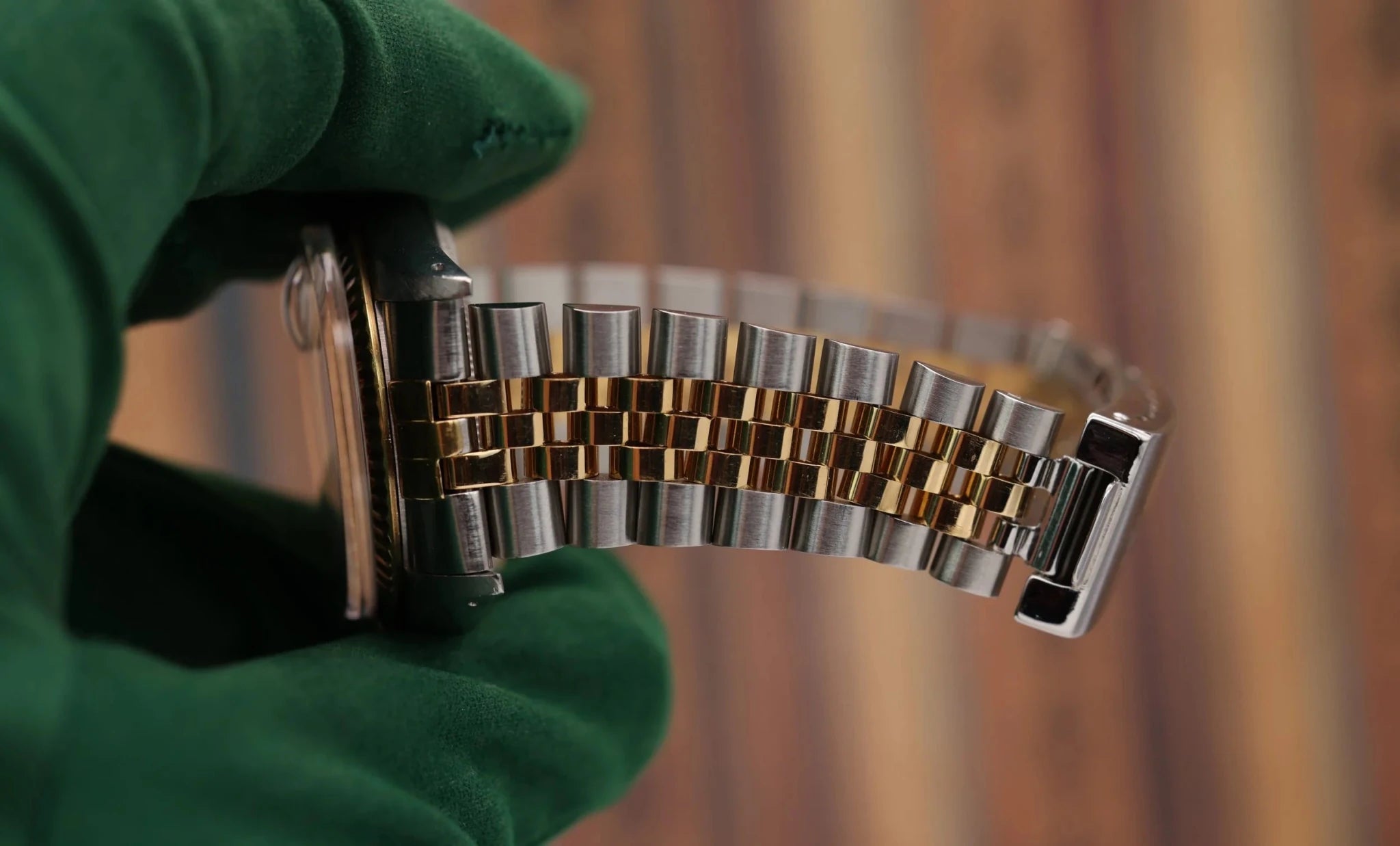 1987 Rolex Datejust Ref. 16013 | Silver Dial | Rose Gold Patina - Sierra Time Co
