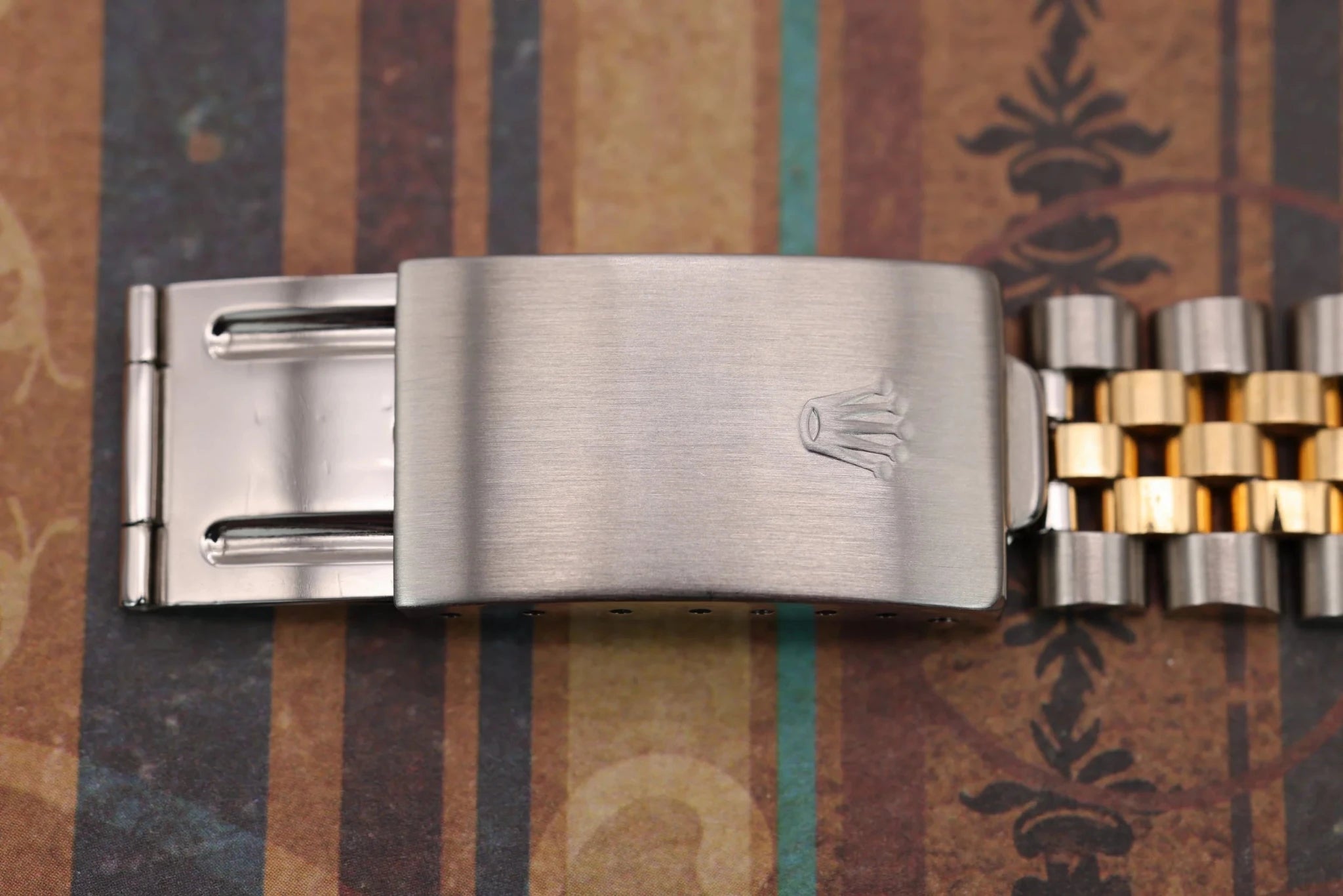1987 Rolex Datejust Ref. 16013 | Silver Dial | Rose Gold Patina - Sierra Time Co