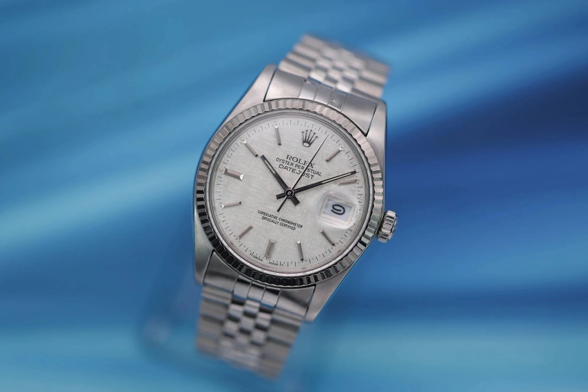 1987 Rolex Datejust Ref. 16014 | Linen Dial - Sierra Time Co