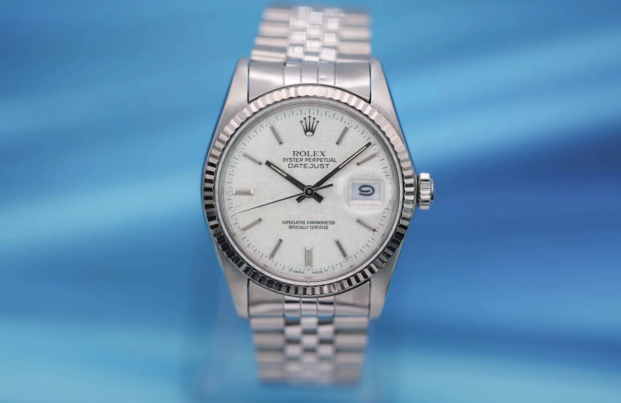 1987 Rolex Datejust Ref. 16014 | Linen Dial - Sierra Time Co