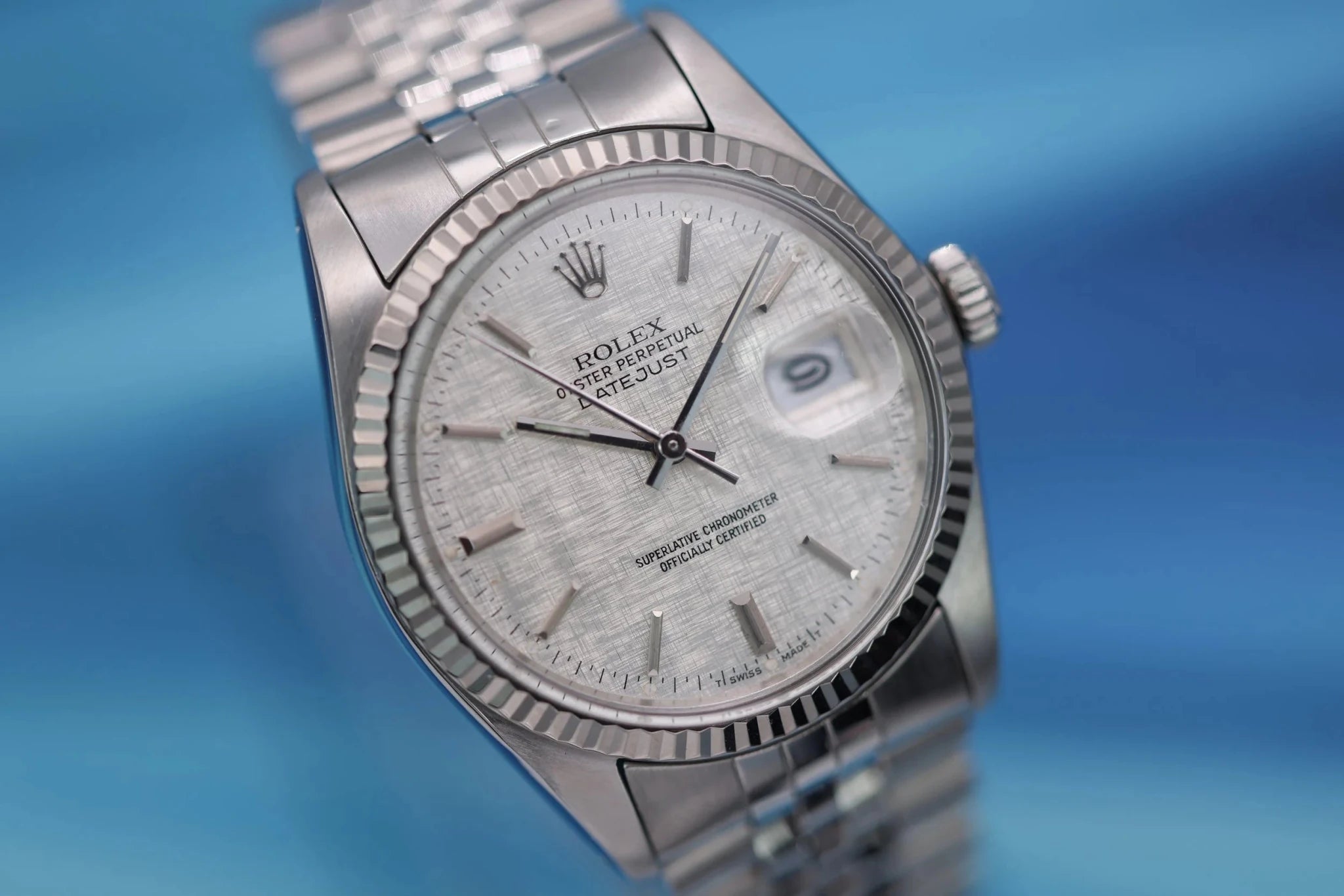 1987 Rolex Datejust Ref. 16014 | Linen Dial - Sierra Time Co