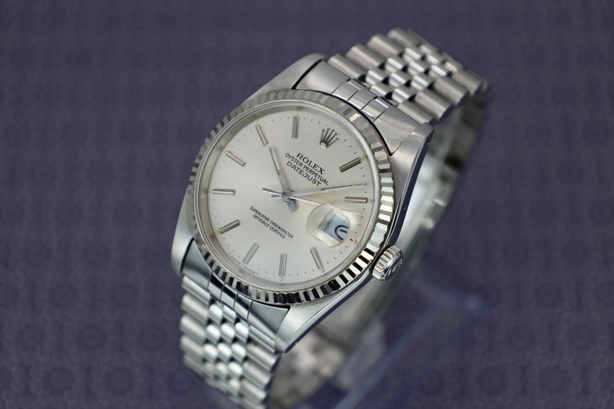 1987 Rolex Datejust Ref. 16234 | Unpolished | Silver Dial - Sierra Time Co
