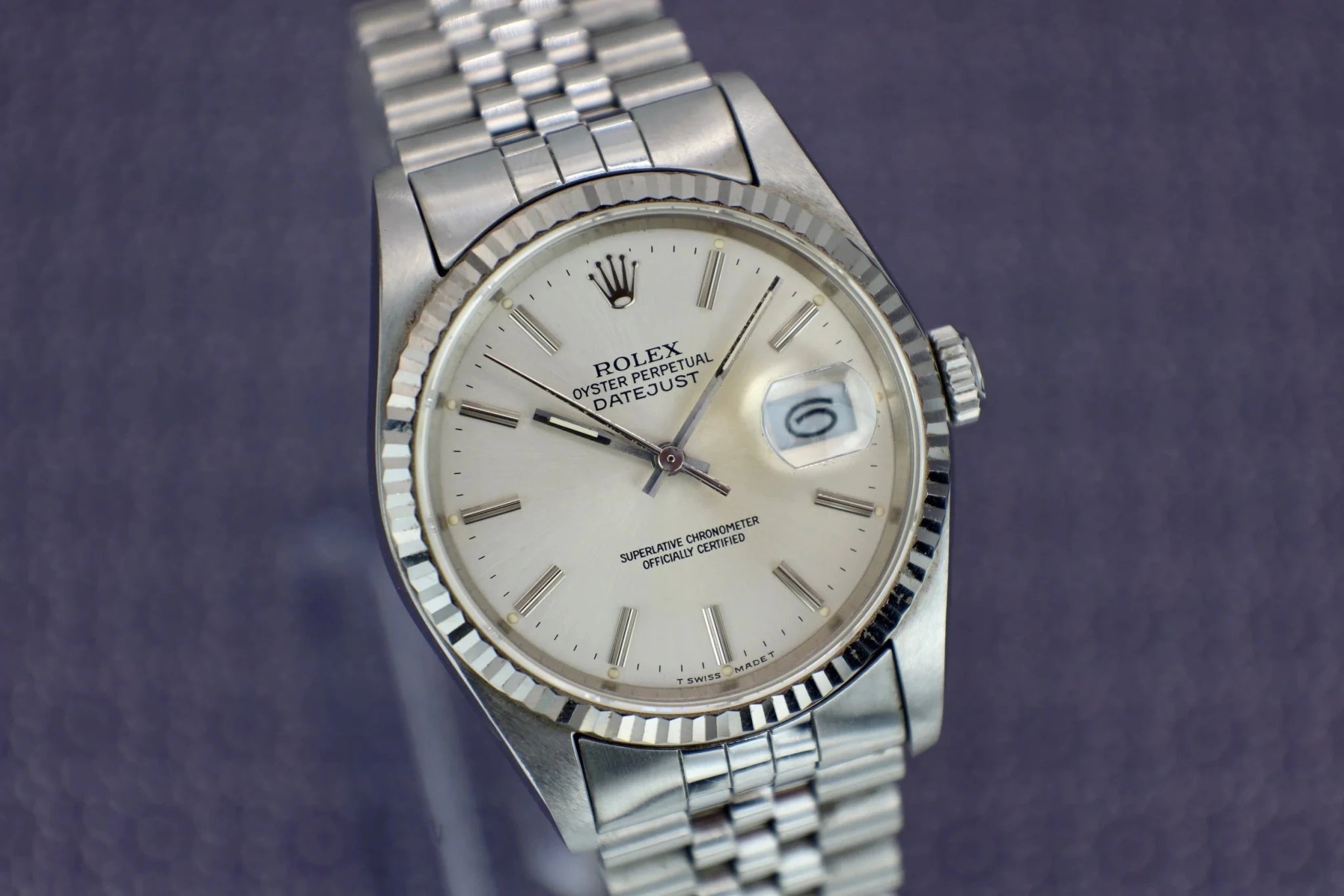 1987 Rolex Datejust Ref. 16234 | Unpolished | Silver Dial - Sierra Time Co