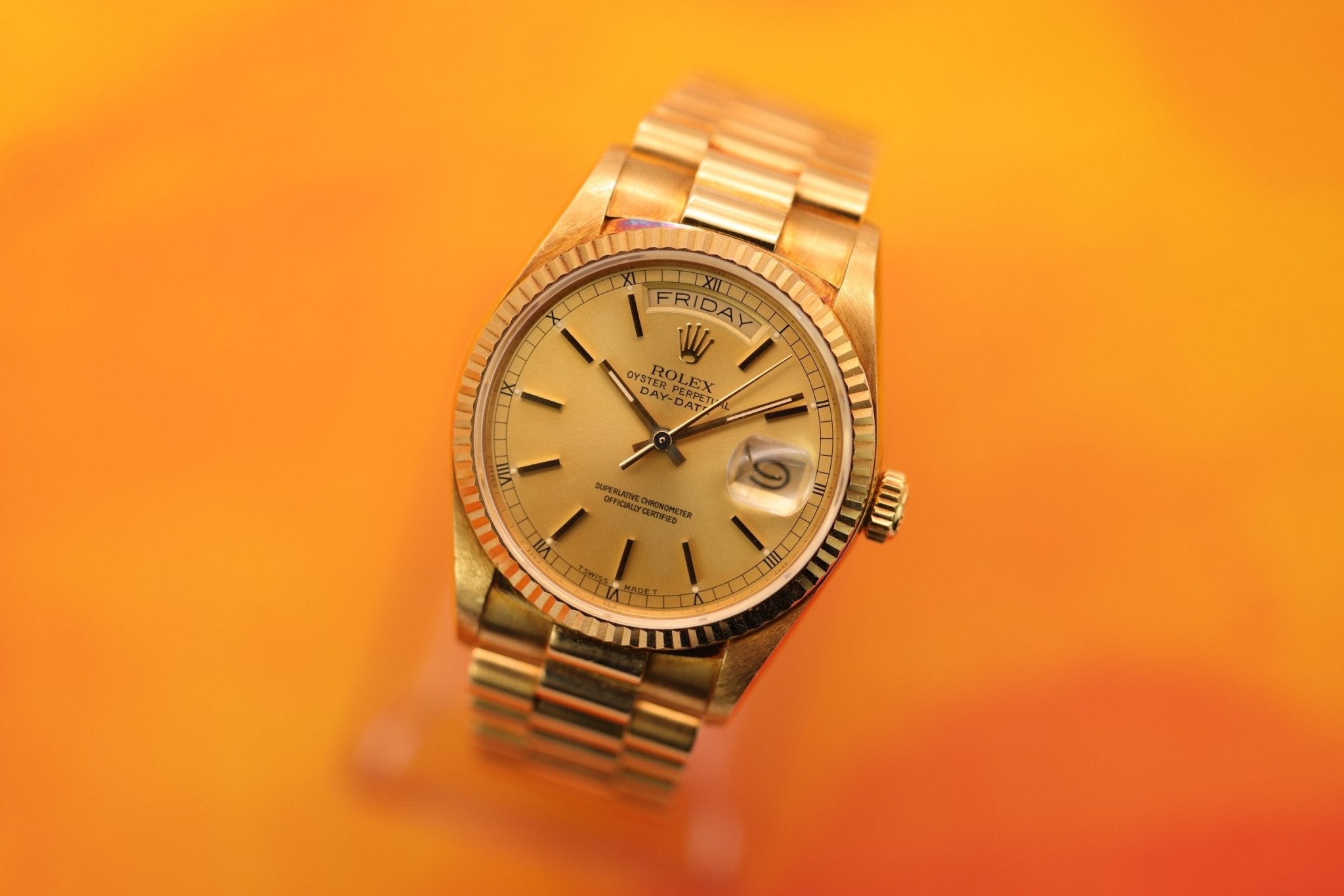 1987 Rolex Day-Date Ref. 18038 | Champagne Dial - Sierra Time Co