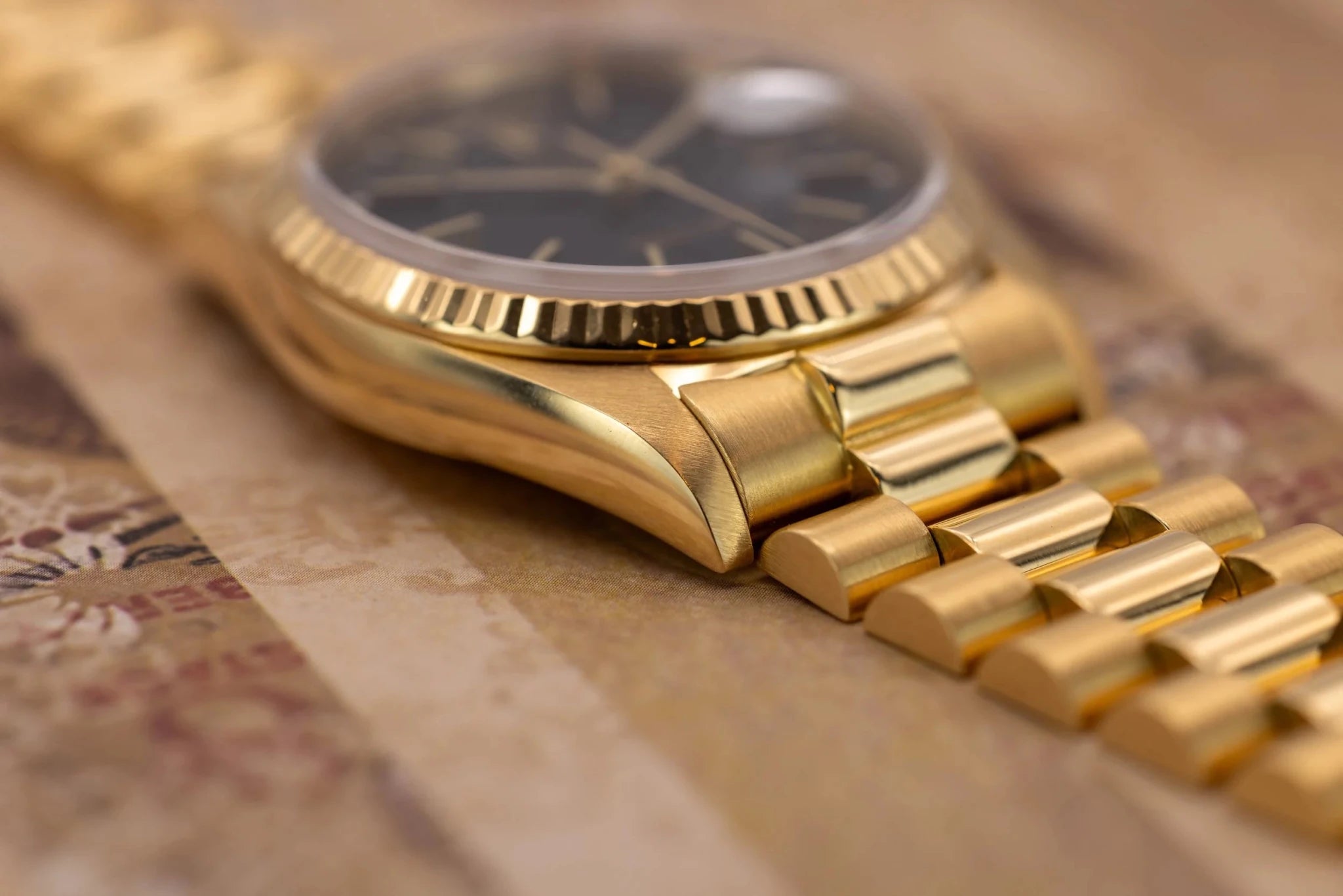 1987 Rolex Day-Date Ref. 18238 | Dark Blue Dial | RSC Card - Sierra Time Co