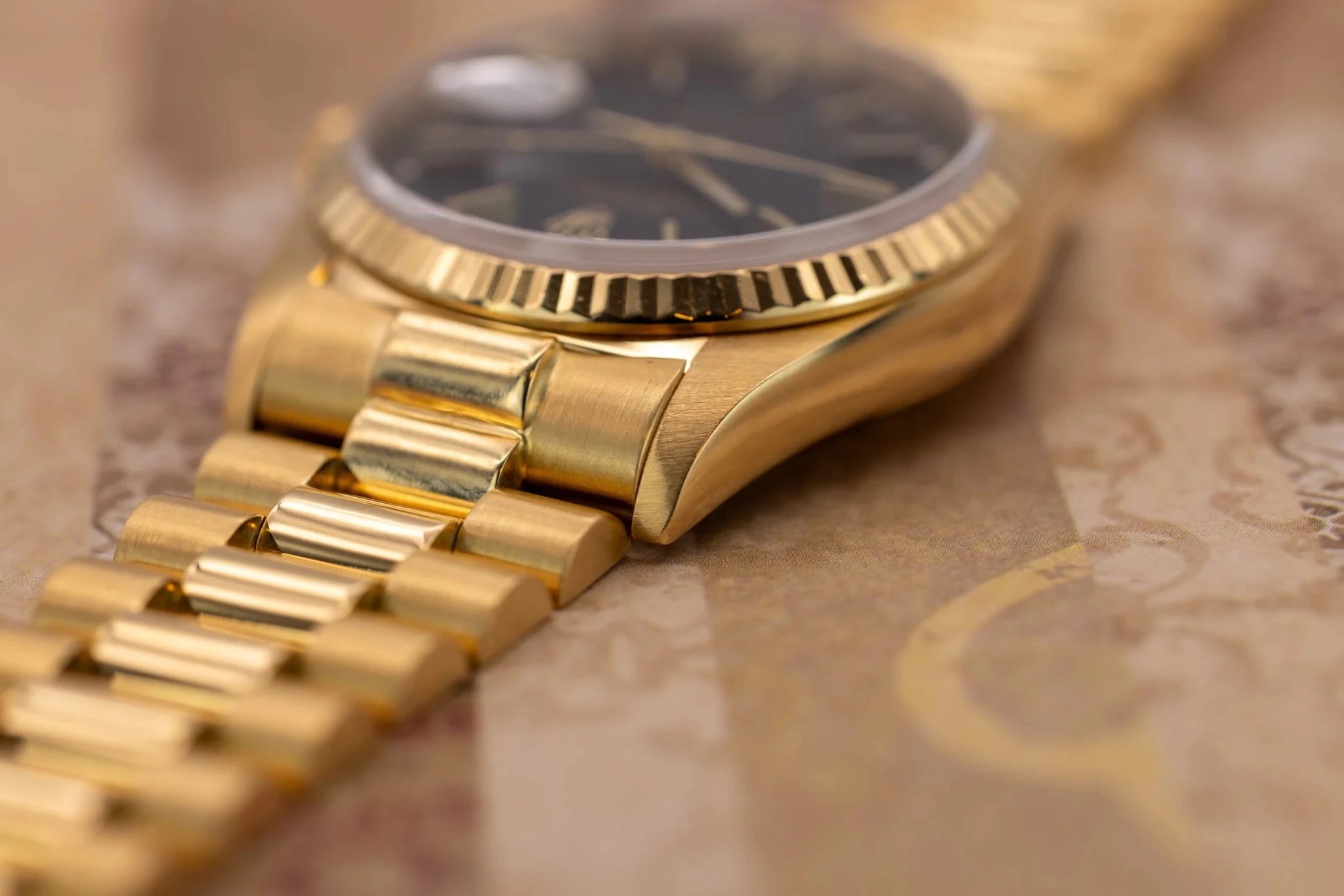 1987 Rolex Day-Date Ref. 18238 | Dark Blue Dial | RSC Card - Sierra Time Co