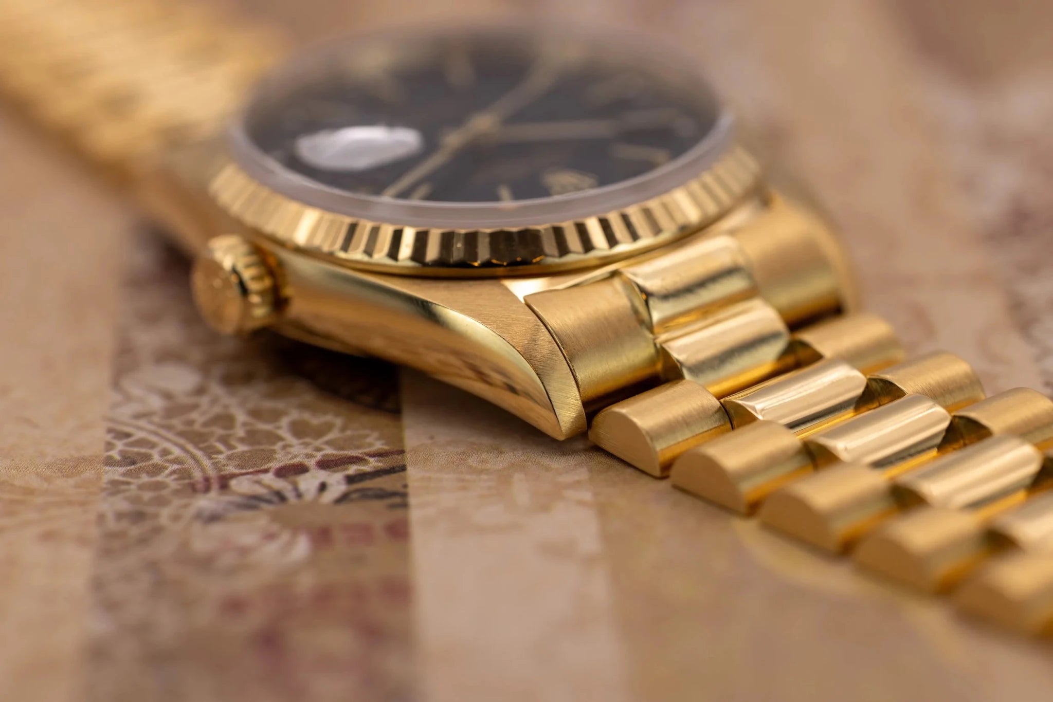 1987 Rolex Day-Date Ref. 18238 | Dark Blue Dial | RSC Card - Sierra Time Co
