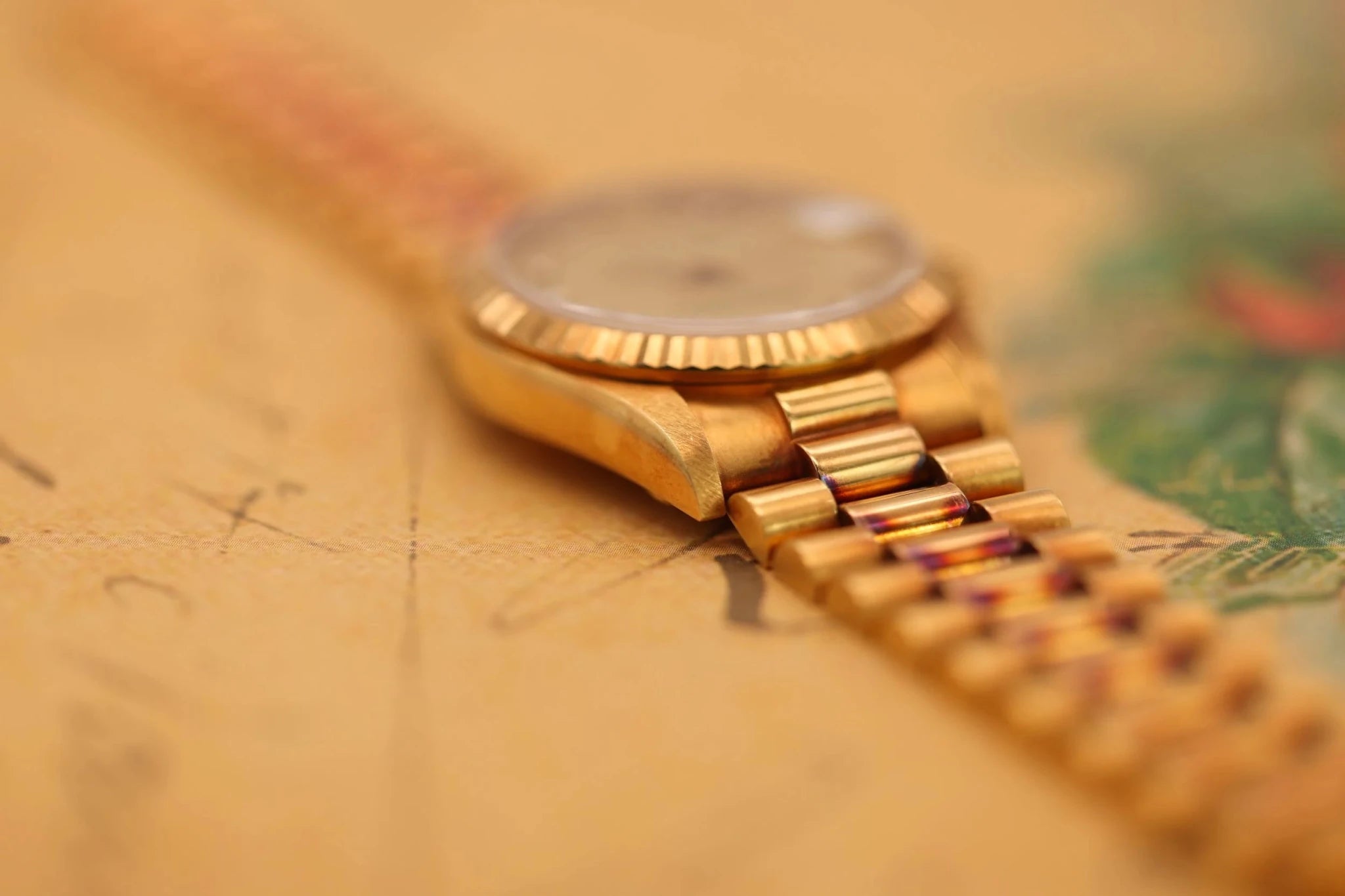1987 Rolex Ladies Datejust Ref. 68278 | 18K Yellow Gold | Diamond Dial | Mint - Sierra Time Co