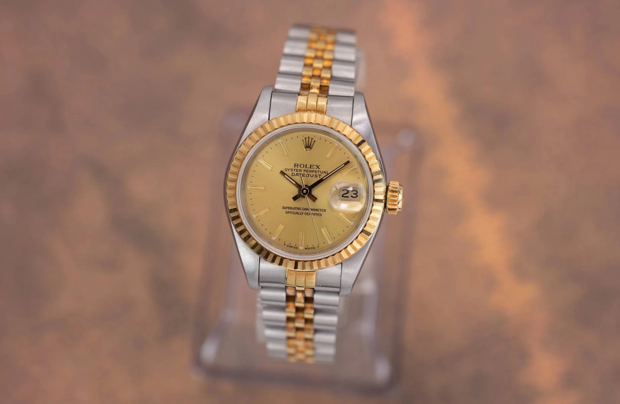 1987 Rolex Ladies Datejust Ref. 69173 | Champagne Dial - Sierra Time Co