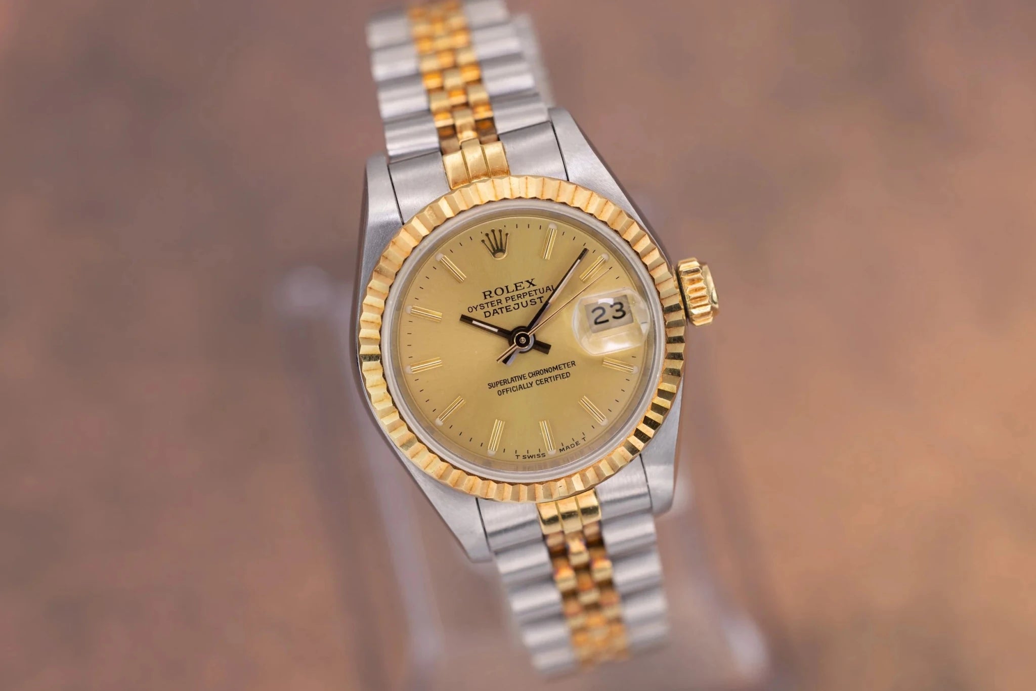 1987 Rolex Ladies Datejust Ref. 69173 | Champagne Dial - Sierra Time Co