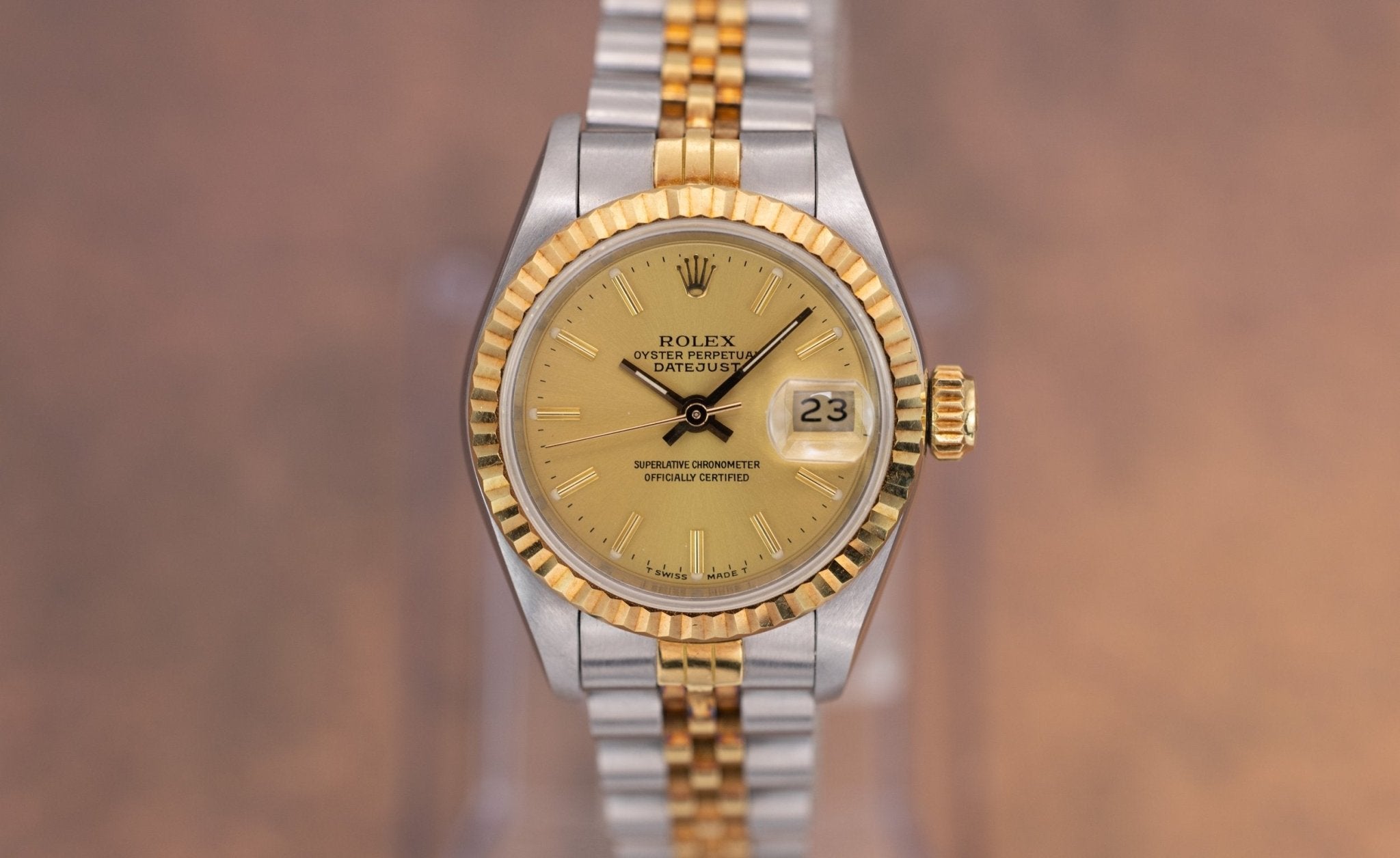 1987 Rolex Ladies Datejust Ref. 69173 | Champagne Dial - Sierra Time Co