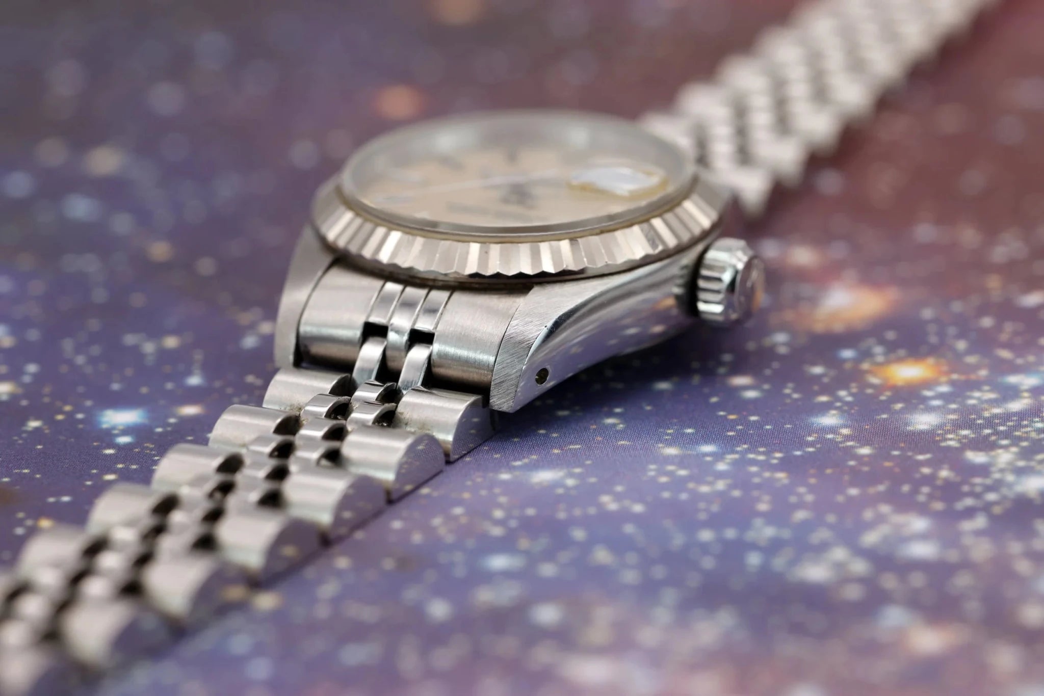 1987 Rolex Ladies Datejust Ref. 69174 | Linen Dial | Box and Papers - Sierra Time Co