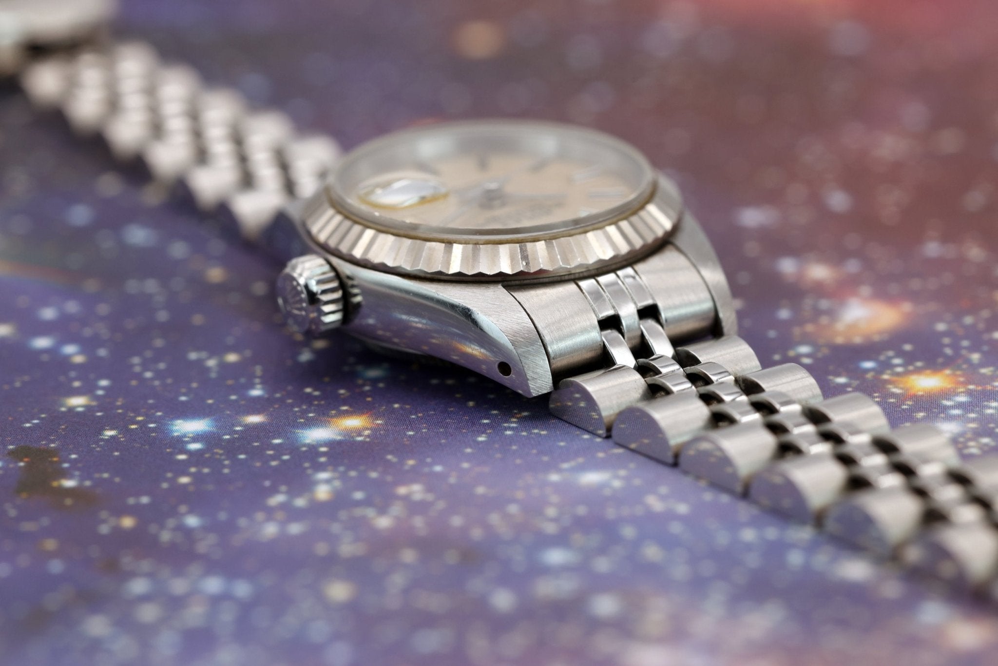 1987 Rolex Ladies Datejust Ref. 69174 | Linen Dial | Box and Papers - Sierra Time Co