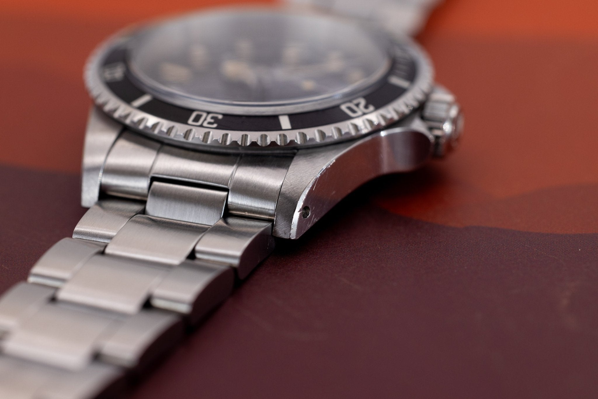 1987 Rolex Submariner Ref. 5513 | White Gold Surround | Tritium Dial | Box and Papers - Sierra Time Co