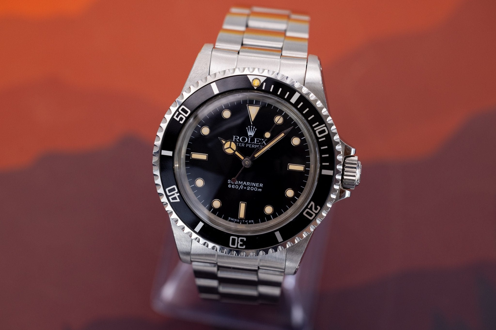 1987 Rolex Submariner Ref. 5513 | White Gold Surround | Tritium Dial | Box and Papers - Sierra Time Co
