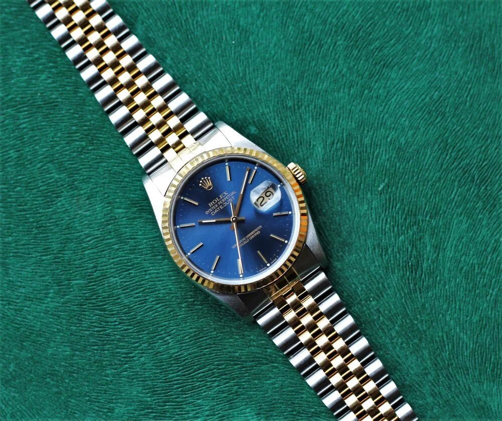 1988 Rolex Datejust Ref. 16233 Dark Blue Dial - Sierra Time Co