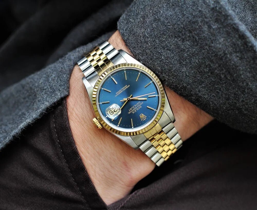 1988 Rolex Datejust Ref. 16233 Dark Blue Dial - Sierra Time Co